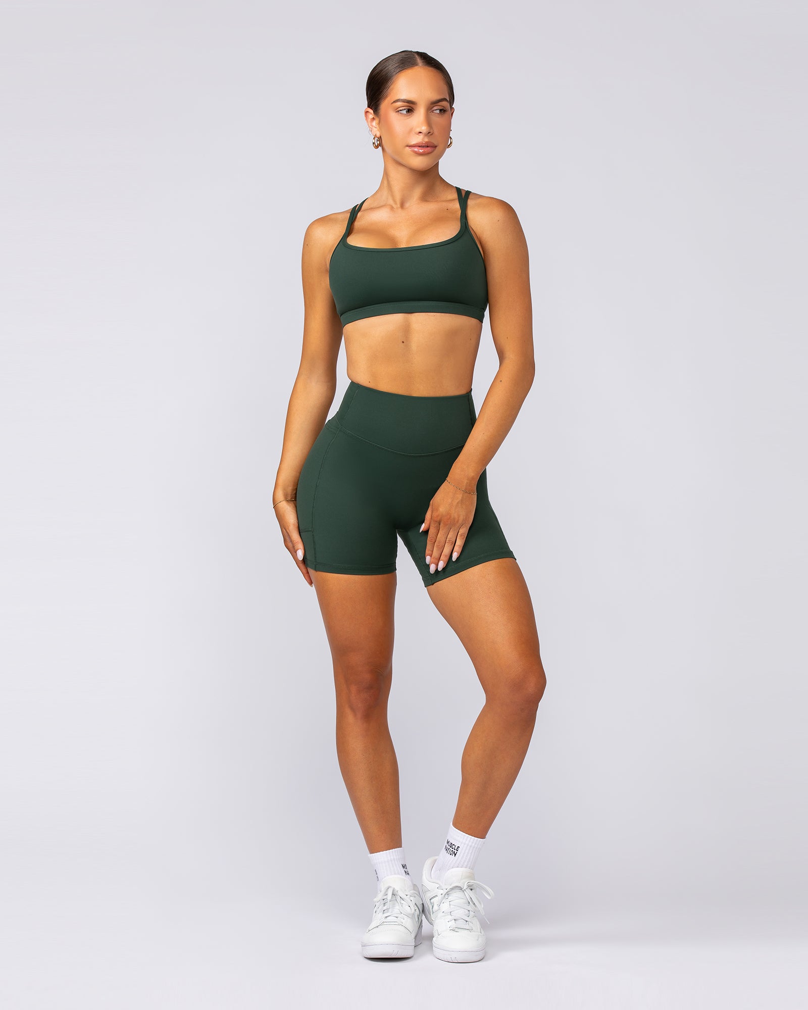 Pace It Bra - Forest Green