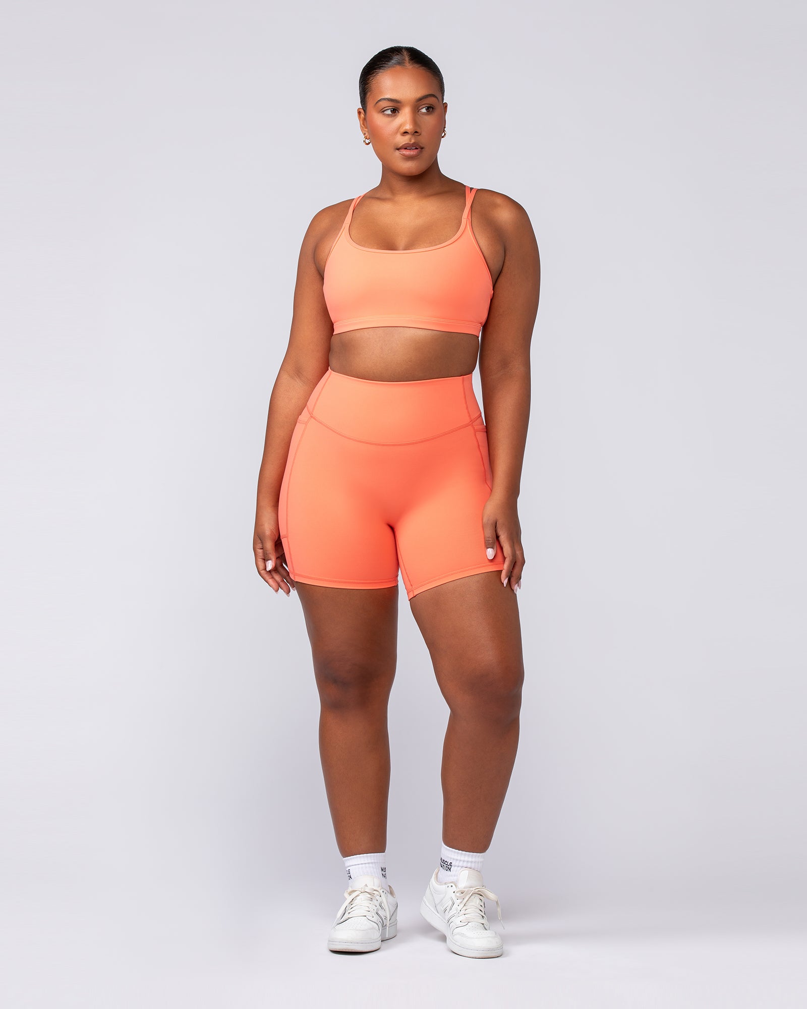 Pace It Bra - Hot Coral