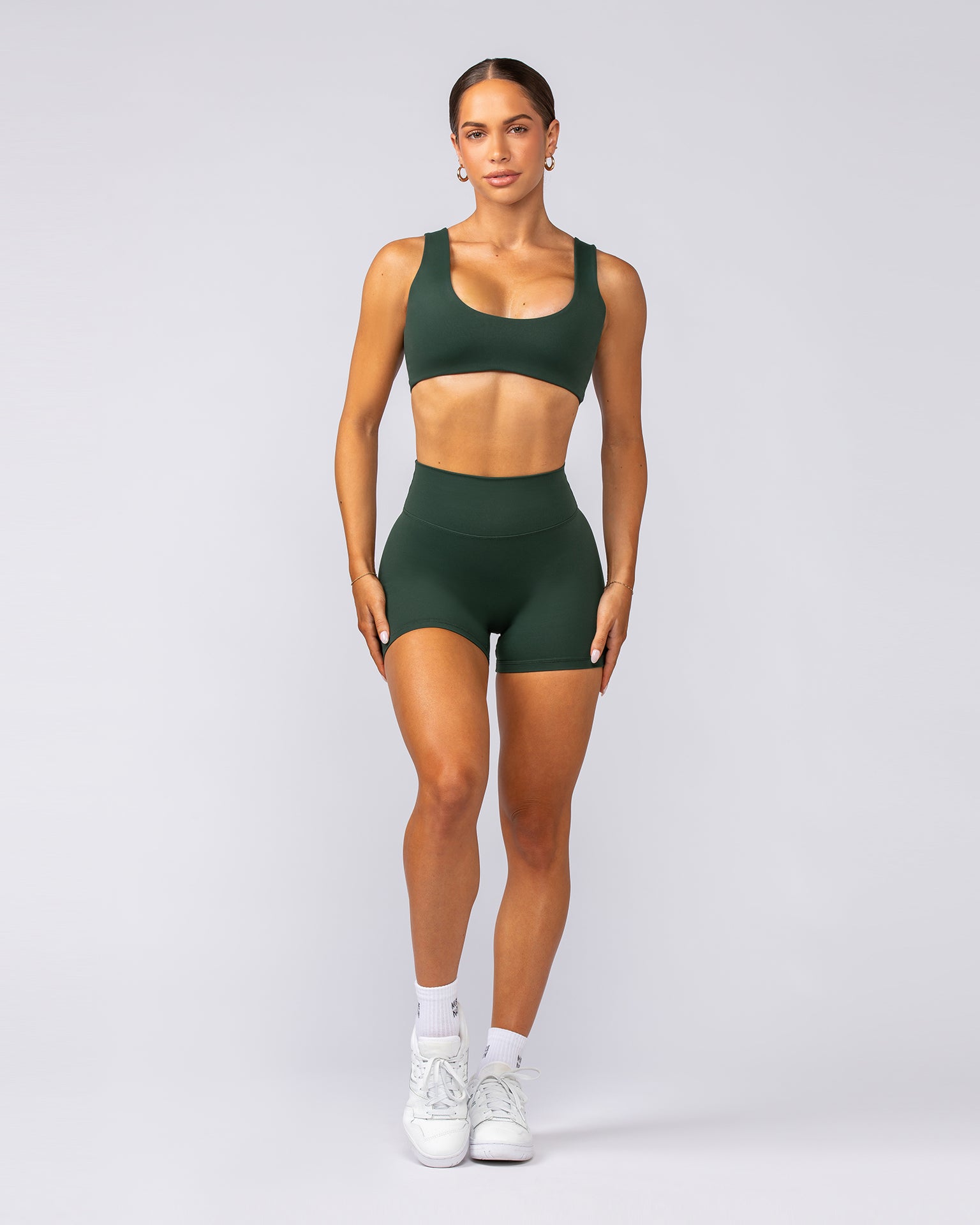 Elite Bralette - Forest Green-Bralettes-XXS-092401FRSGRN-XXS-MNAPPRL40167-5-Muscle Nation