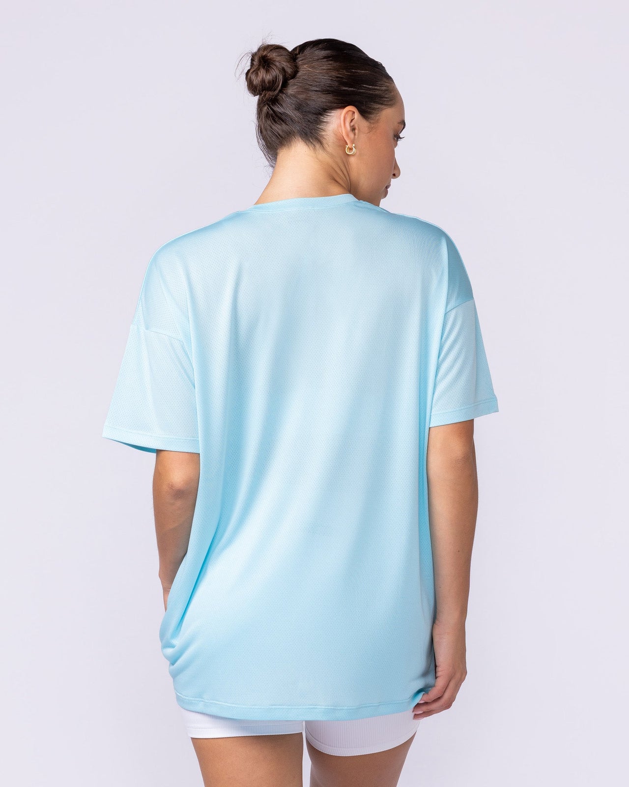 Womens Relaxed Training Tee - Lagoon-T-Shirts-XXS-1125132LGN-XXS-MNAPPRL45300-4-Muscle Nation