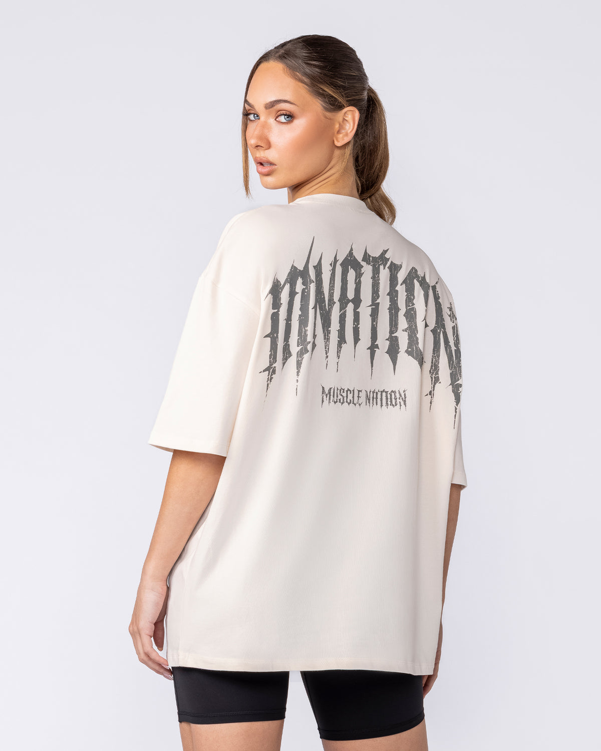 Relic Oversized Tee in Travertine – image 6