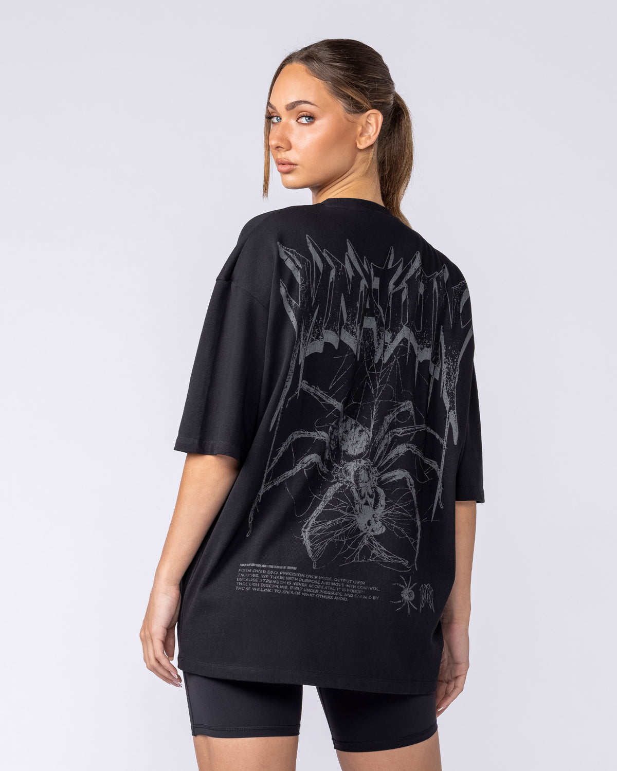 Nightfall Oversized Tee in Black – image 6