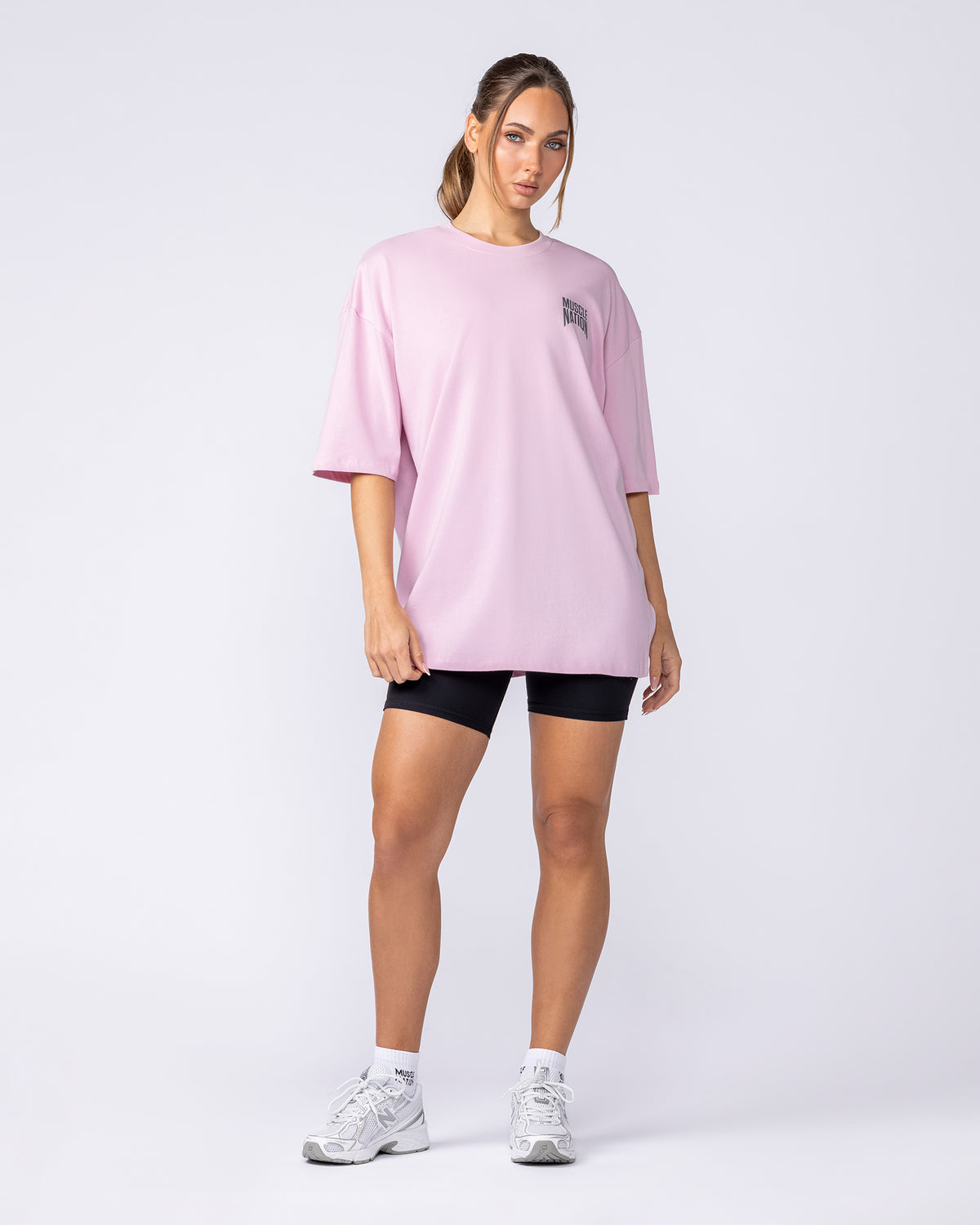 Creed Oversized Tee in Powder Pink – image 8