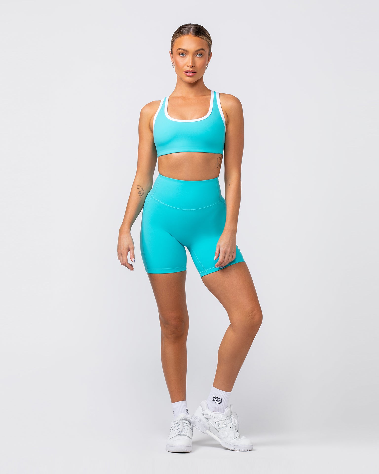 Contrast Bralette - Aquatic-Bralettes-XS-082417AQUTIC-XS-MNAPPRL32072-7-Muscle Nation