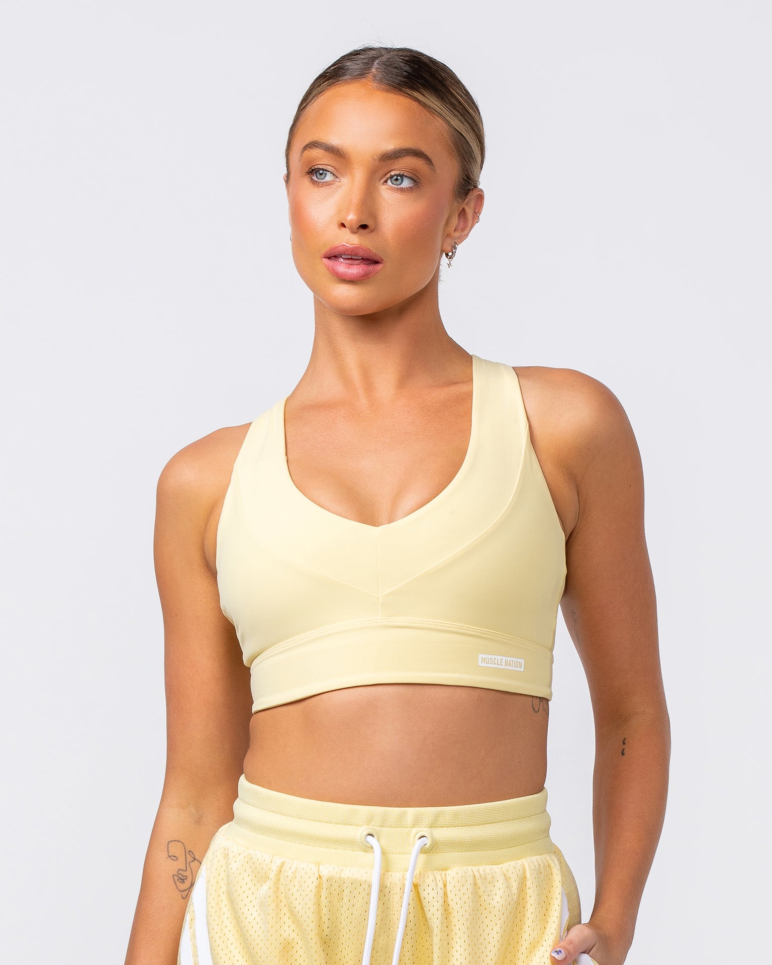 Scope Bra - Panna Cotta-Sports Bras-XXS-082419PANCOT-XXS-MNAPPRL32124-2-Muscle Nation