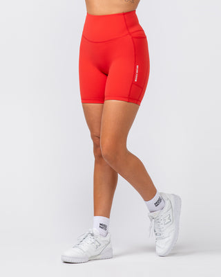 Agility Aura Pocket Bike Shorts - Crimson-Shorts-XXS-082422CRMSN-XXS-MNAPPRL32235-2-Muscle Nation