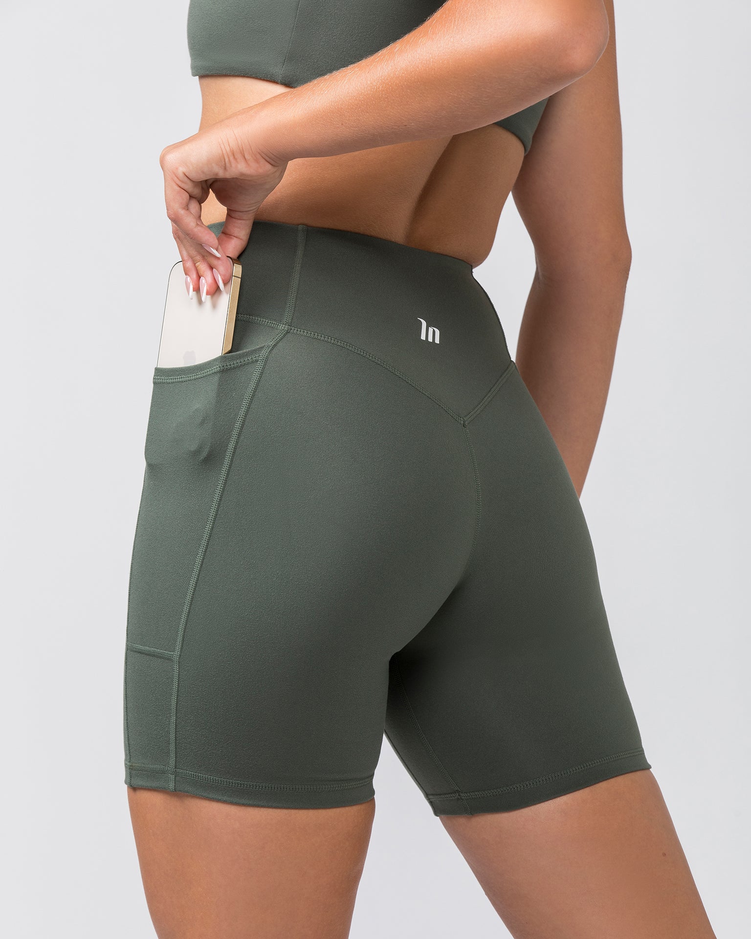 Everyday Pocket Bike Shorts - Eucalyptus-Shorts-XXS-032404EUYPTS-XXS-MNAPPRL29905-1-Muscle Nation