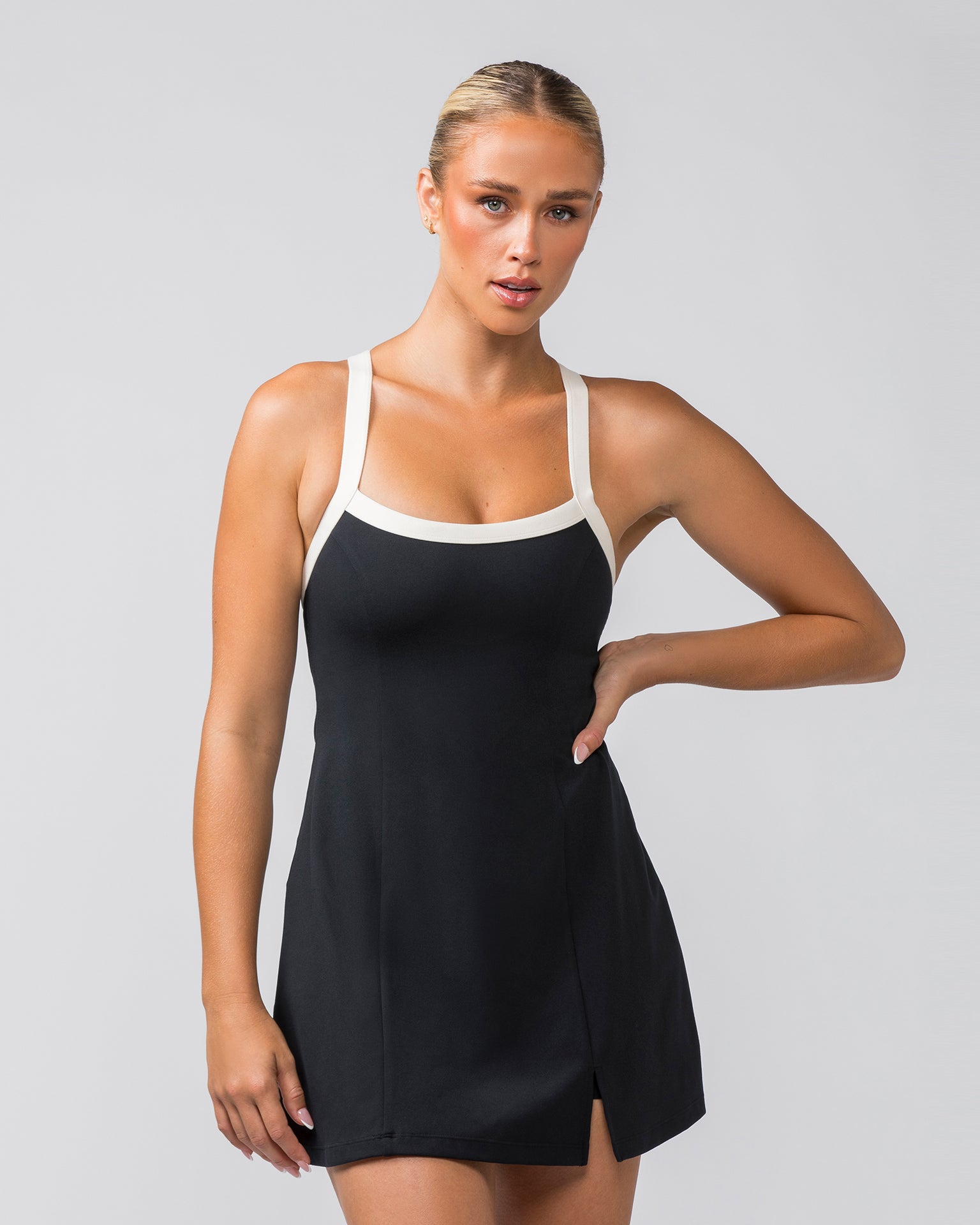 Clubhouse Everyday Dress - Black-One Piece-XXS-032409BLK-XXS-MNAPPRL29824-2-Muscle Nation