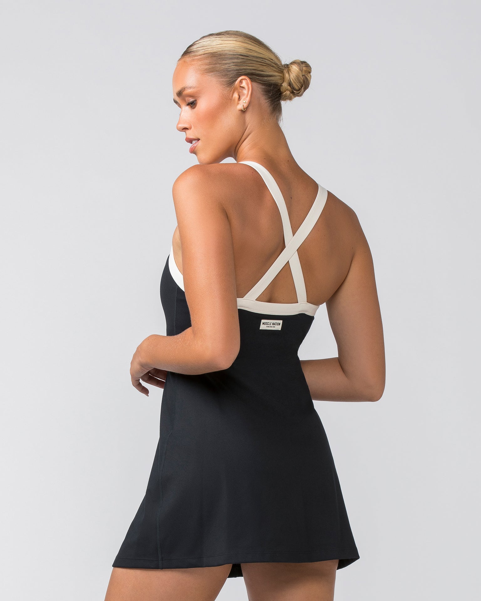 Clubhouse Everyday Dress - Black-One Piece-XXS-032409BLK-XXS-MNAPPRL29824-5-Muscle Nation