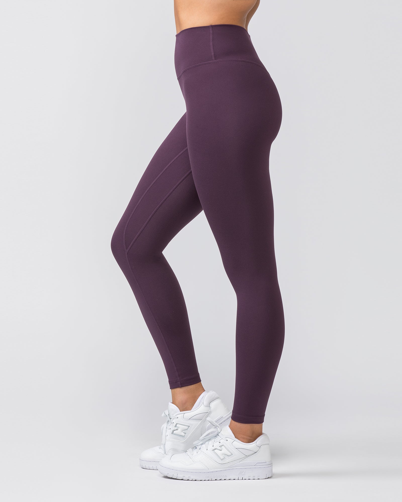 Zero Rise Everyday Ankle Length Leggings - Midnight Plum