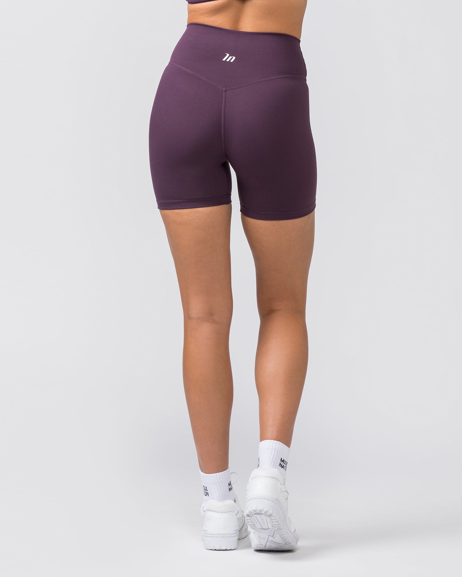 Zero Rise Everyday Bike Shorts - Midnight Plum-Shorts-XXS-022451MIDNTPL-XXS-MNAPPRL29544-4-Muscle Nation