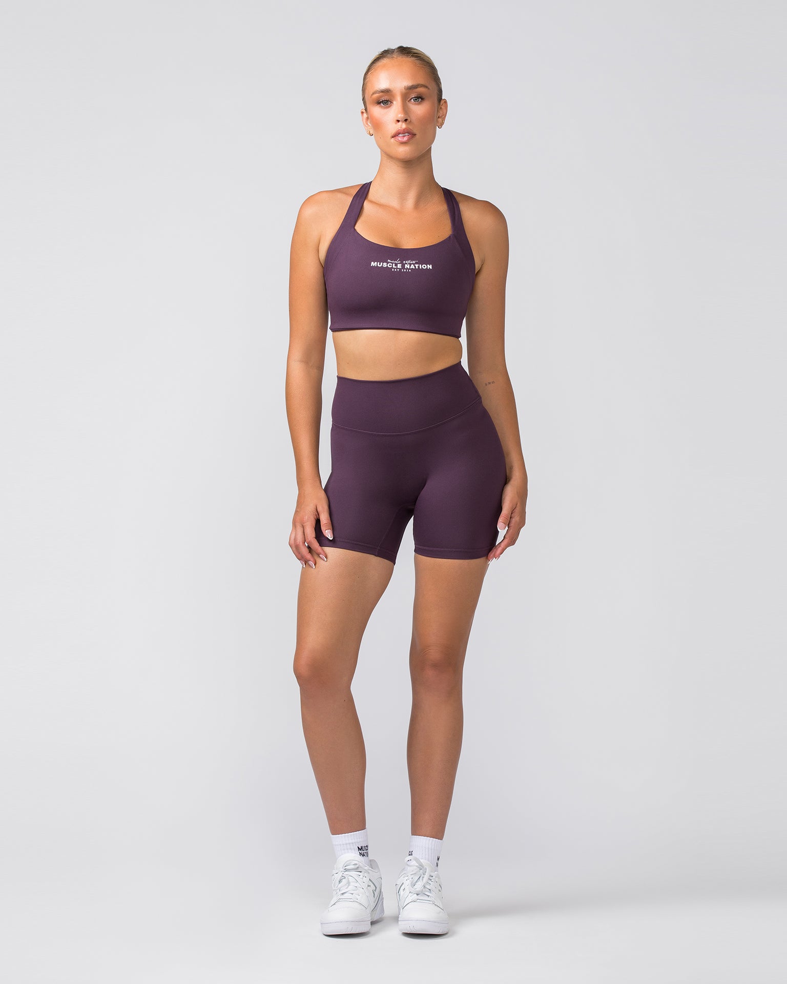 Zero Rise Everyday Bike Shorts - Midnight Plum-Shorts-XXS-022451MIDNTPL-XXS-MNAPPRL29544-5-Muscle Nation