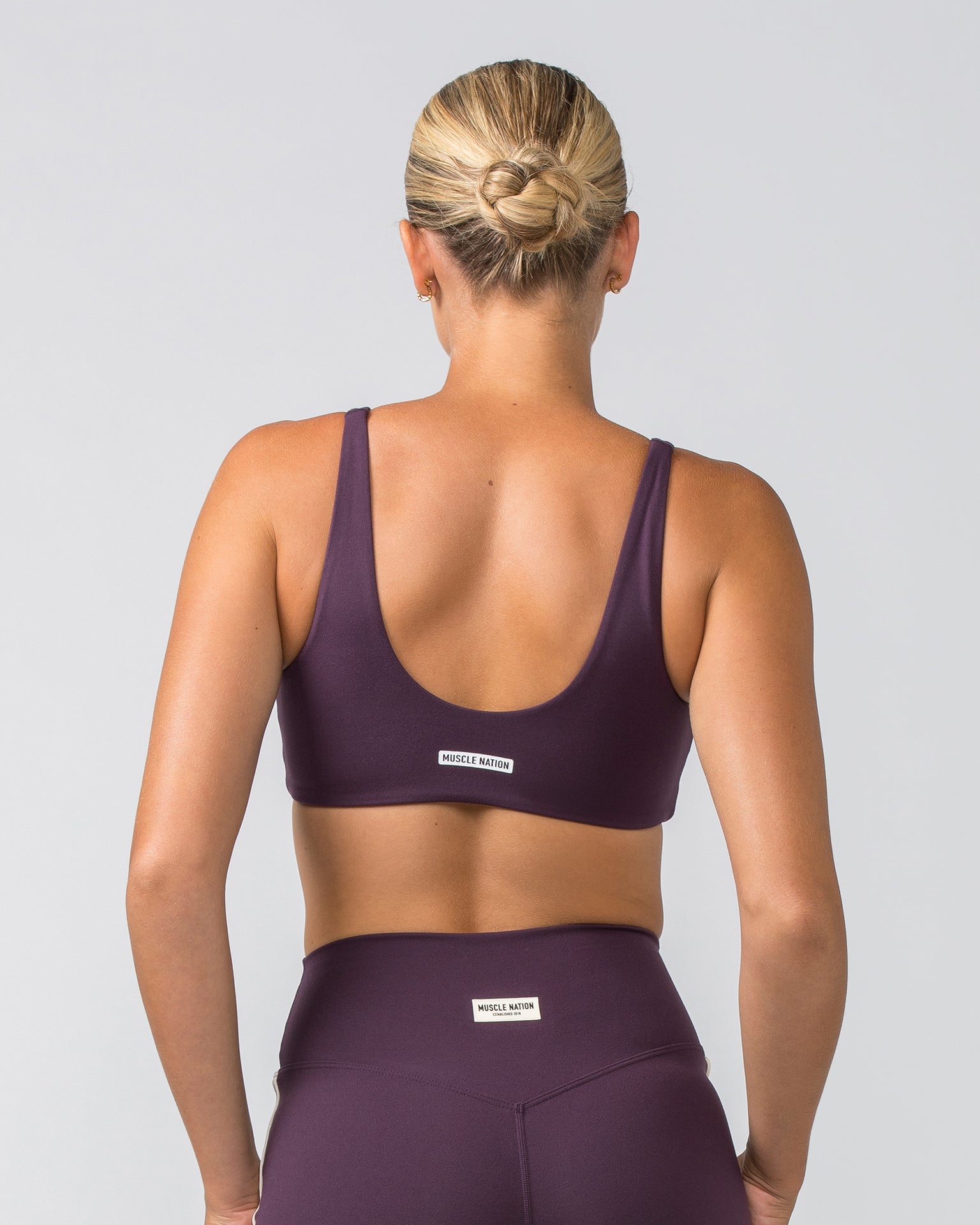 Scoop Everyday Bralette - Midnight Plum-Bralettes-XXS-022448MIDNTPL-XXS-MNAPPRL29490-5-Muscle Nation