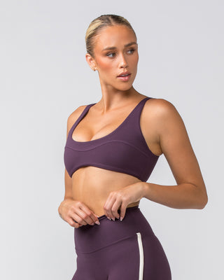 Scoop Everyday Bralette - Midnight Plum-Bralettes-XXS-022448MIDNTPL-XXS-MNAPPRL29490-2-Muscle Nation