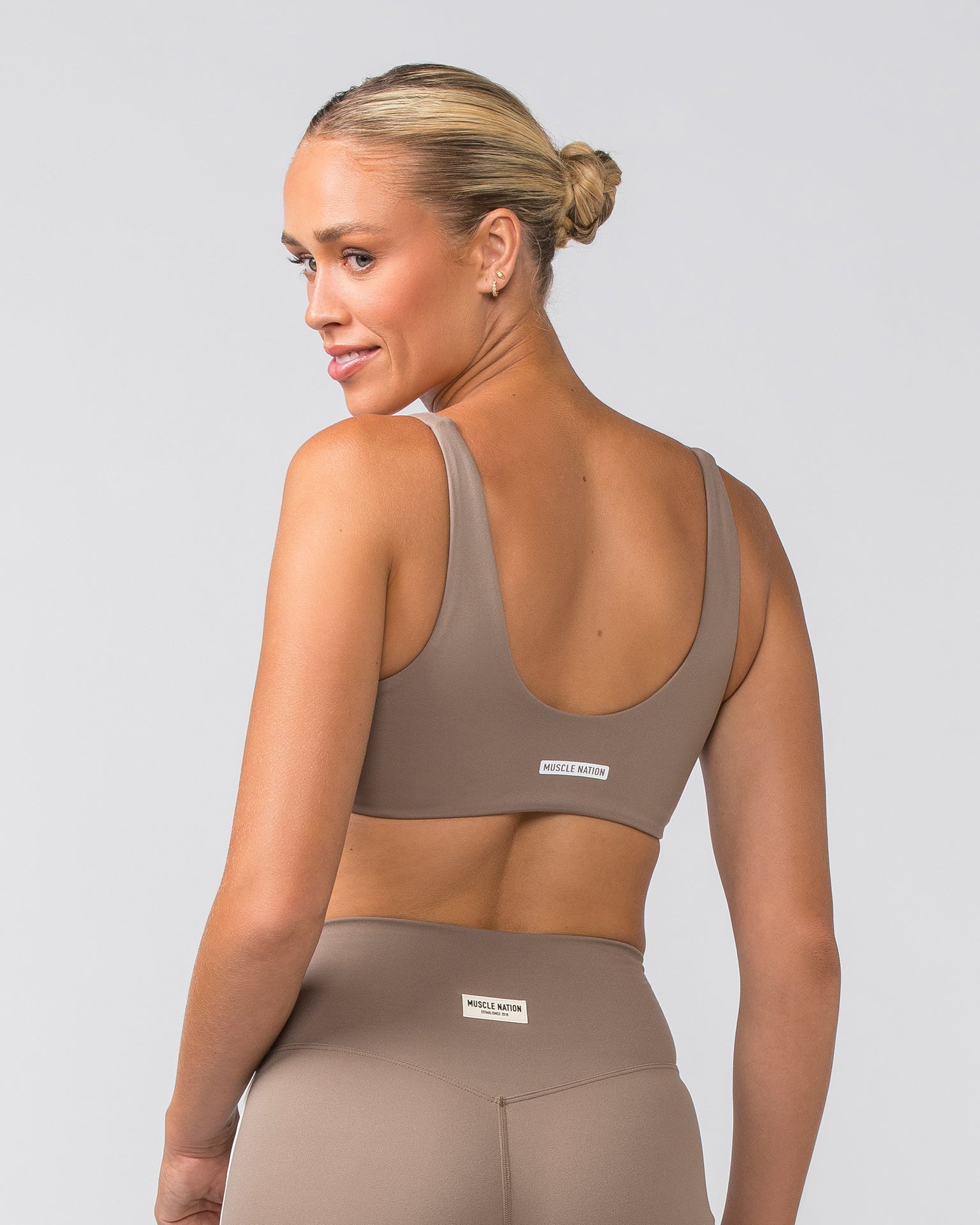 Scoop Everyday Bralette - Mushroom-Bralettes-XXS-022448MUSHRM-XXS-MNAPPRL29499-4-Muscle Nation