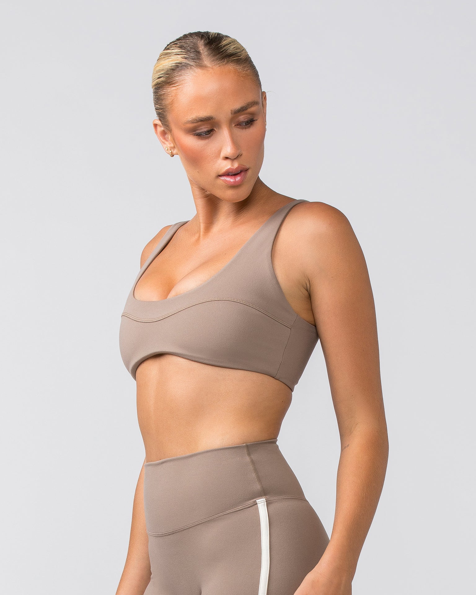 Scoop Everyday Bralette - Mushroom-Bralettes-XXS-022448MUSHRM-XXS-MNAPPRL29499-3-Muscle Nation