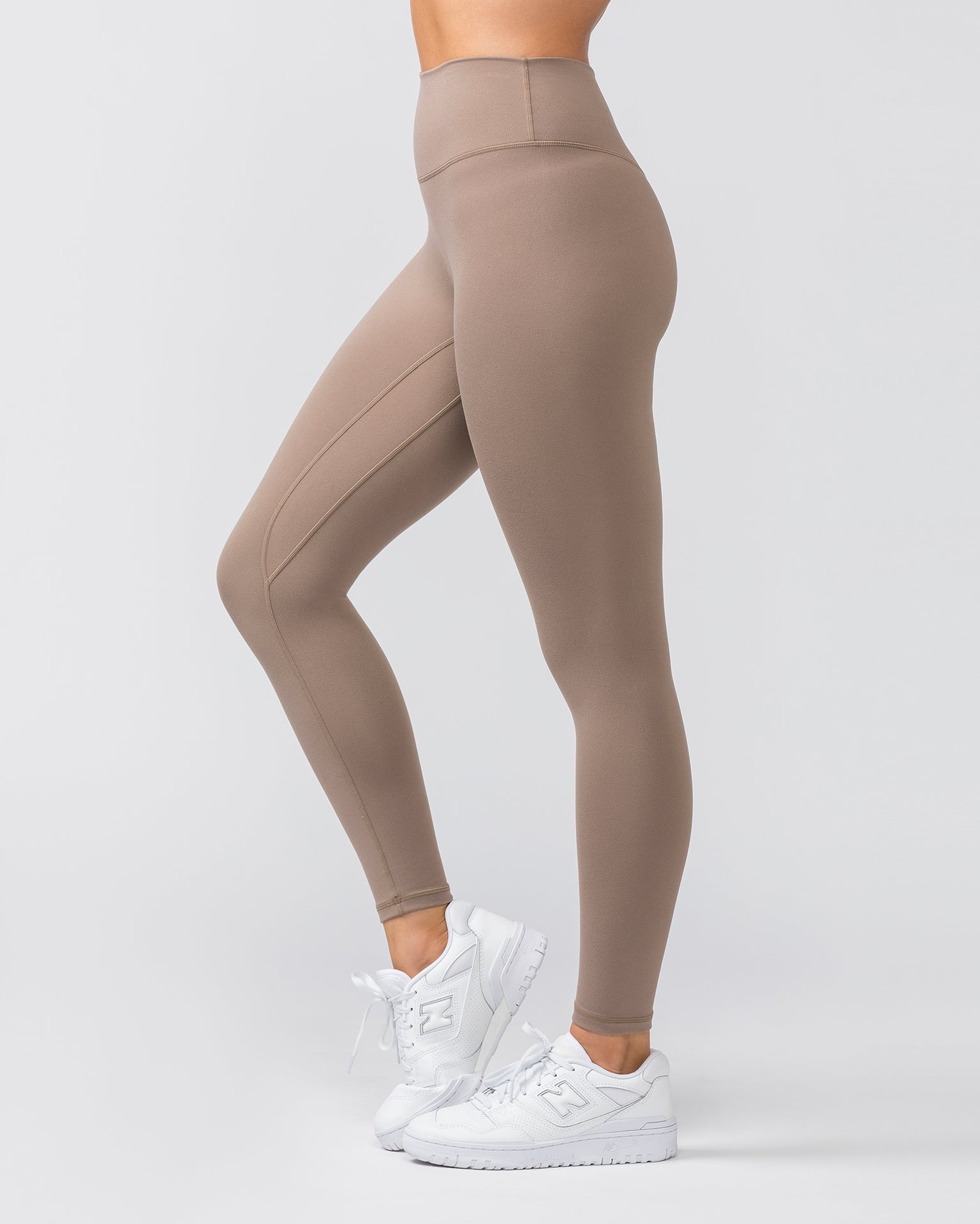 Zero Rise Everyday Ankle Length Leggings - Mushroom-Leggings-XXS-022452MUSHRM-XXS-MNAPPRL29580-4-Muscle Nation