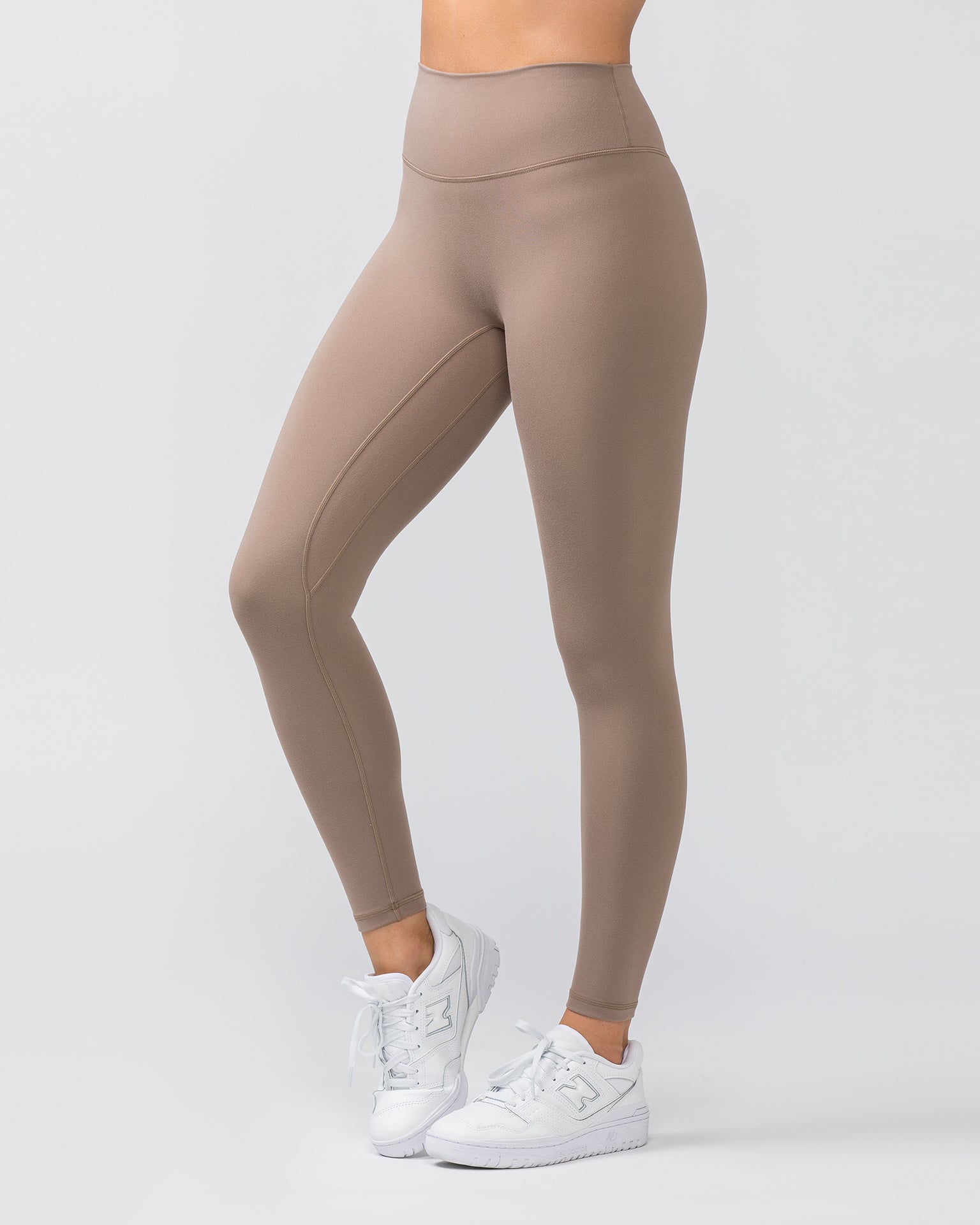 Zero Rise Everyday Ankle Length Leggings - Mushroom-Leggings-XXS-022452MUSHRM-XXS-MNAPPRL29580-3-Muscle Nation