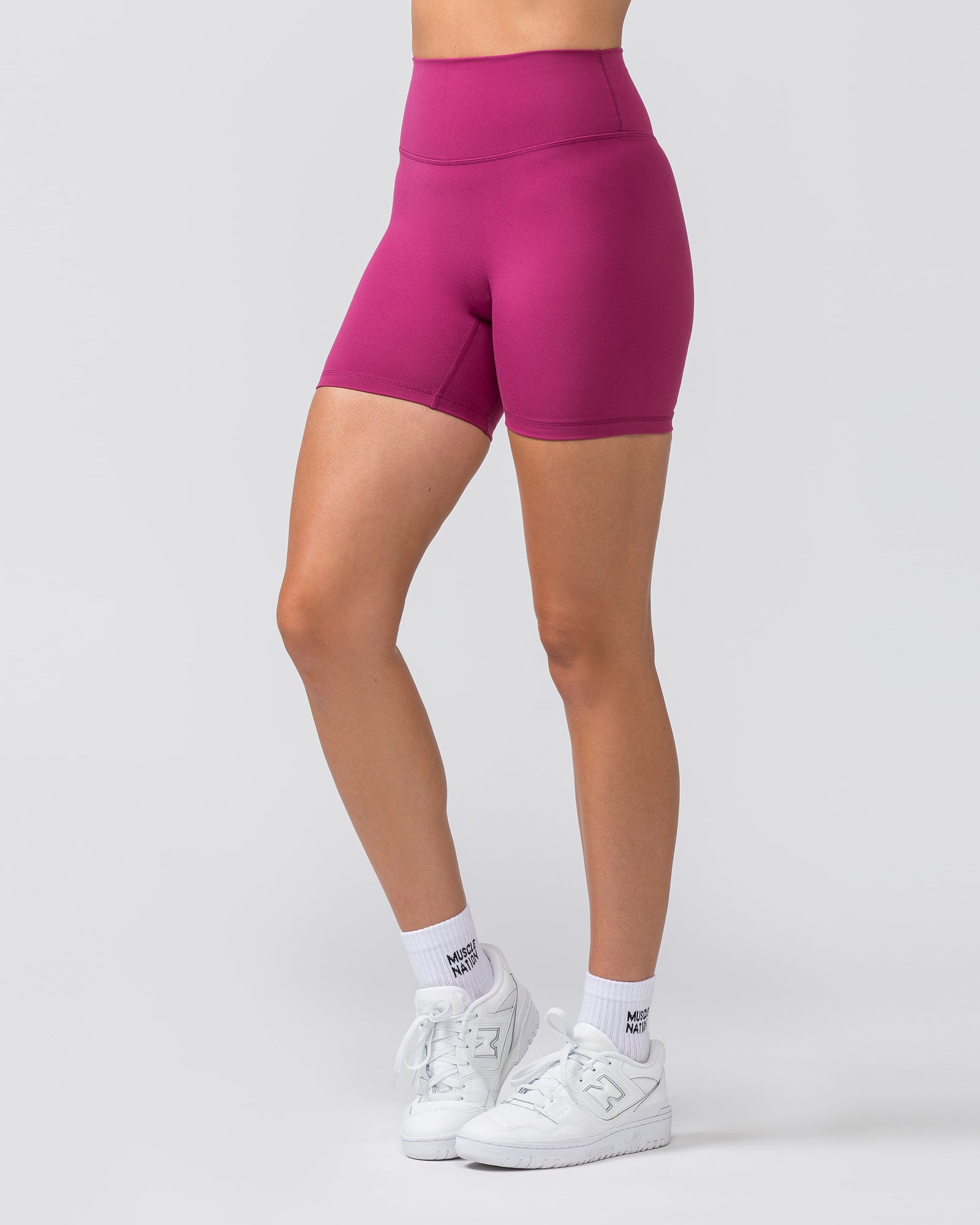 Zero Rise Everyday Bike Shorts - Cherry