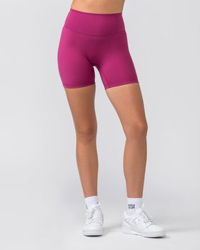 Zero Rise Everyday Bike Shorts - Cherry