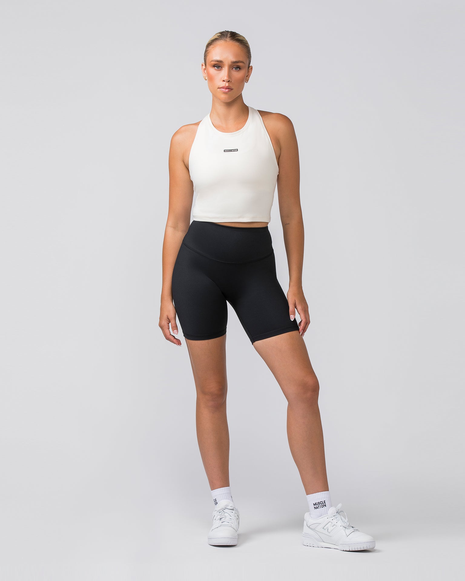 Staple Cropped Tank - Dew-Singlets & Tanks-XXS-022456DEW-XXS-MNAPPRL29598-5-Muscle Nation