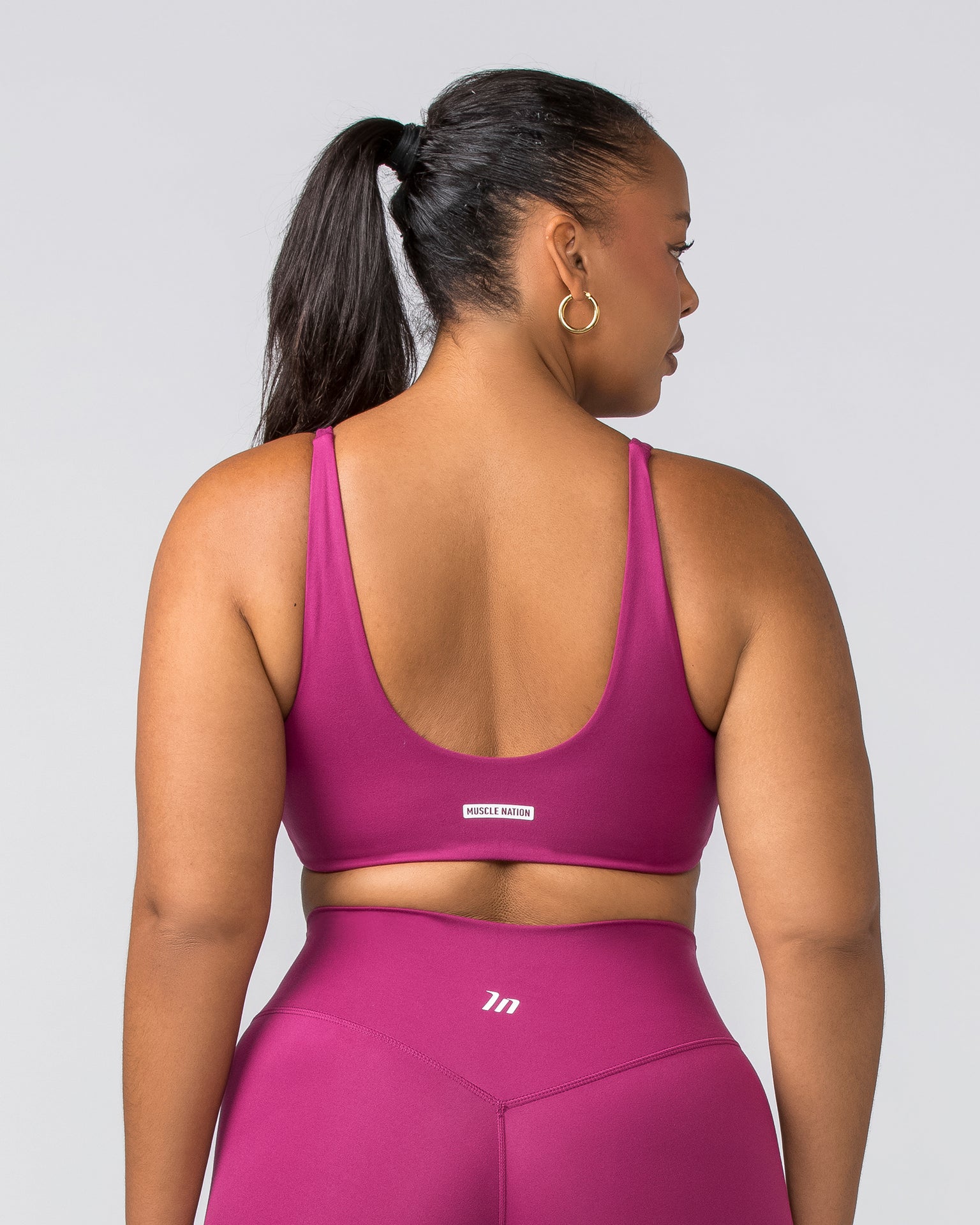 Scoop Everyday Bralette - Cherry-Bralettes-XXS-022448CHRY-XXS-MNAPPRL29481-6-Muscle Nation