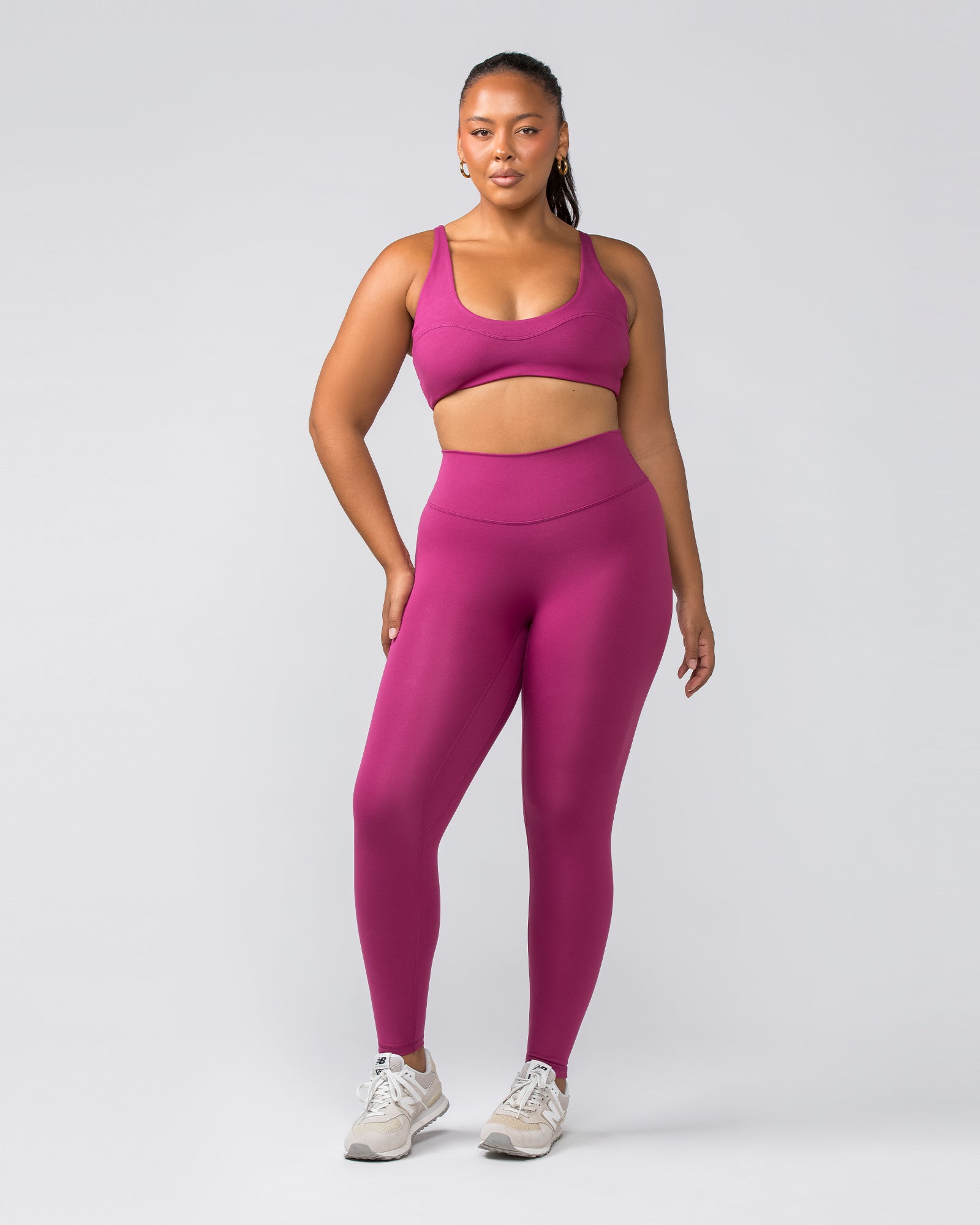 Zero Rise Everyday Ankle Length Leggings - Cherry