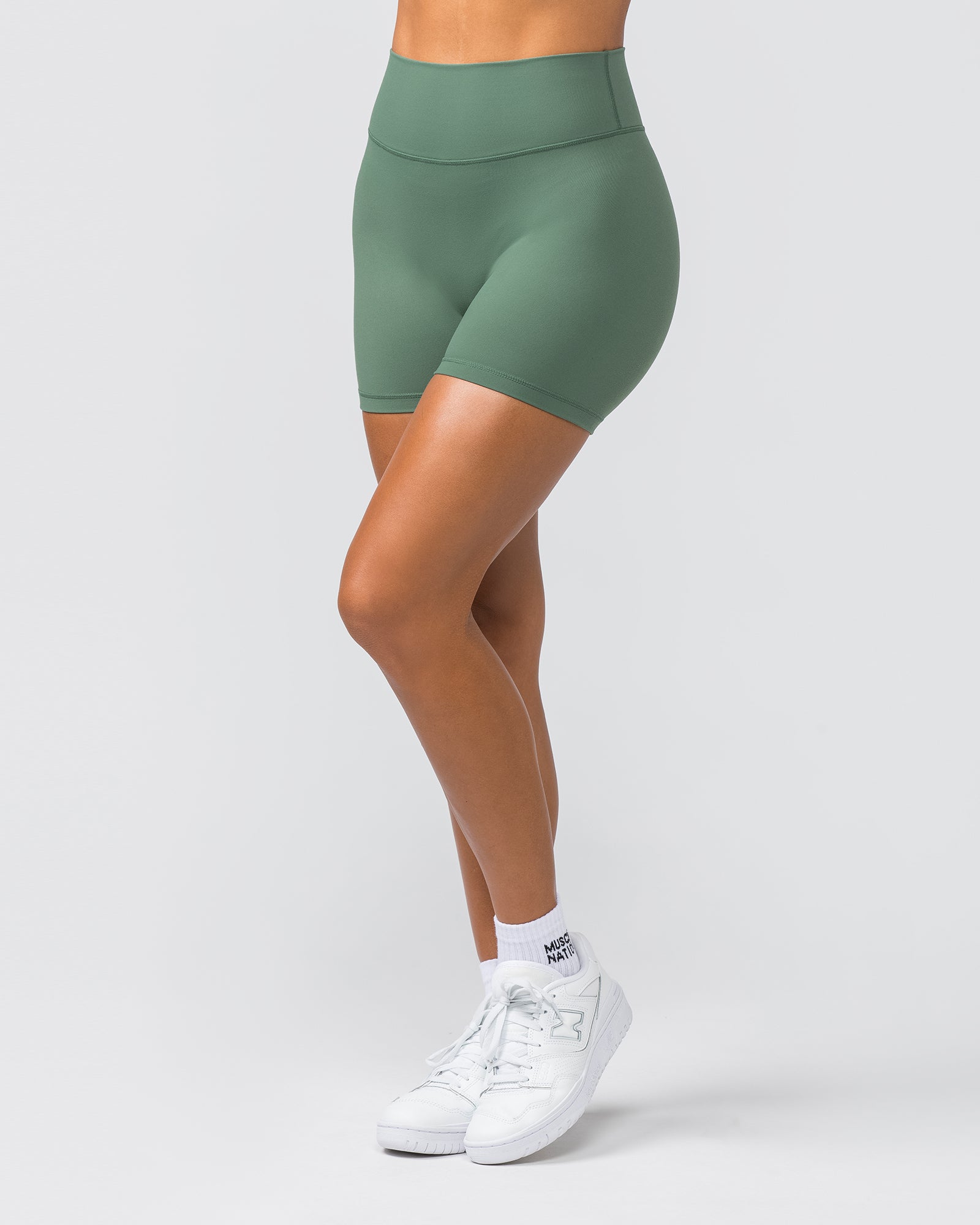 Instinct Scrunch Midway Shorts - Mineral Green