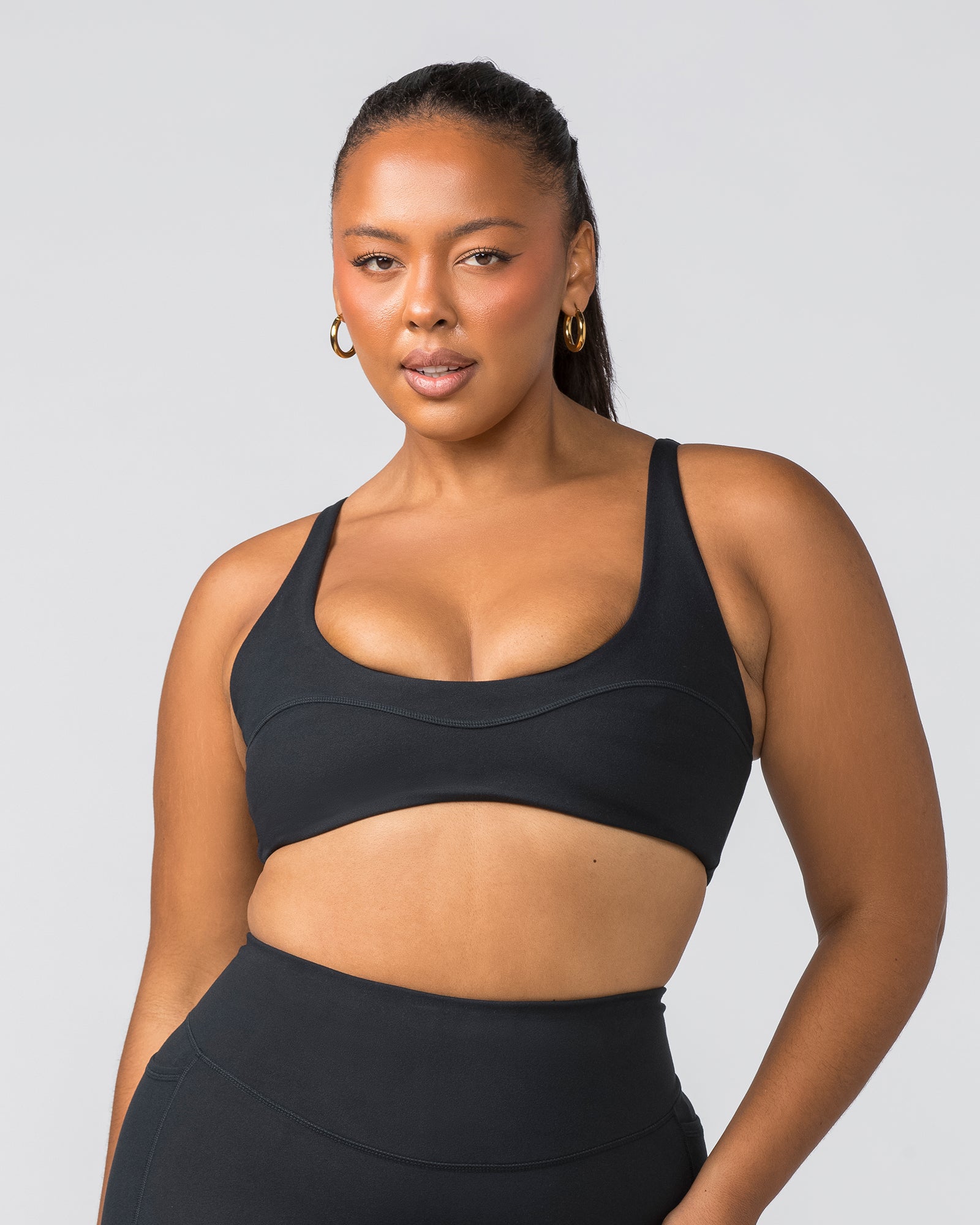 Scoop Everyday Bralette - Black