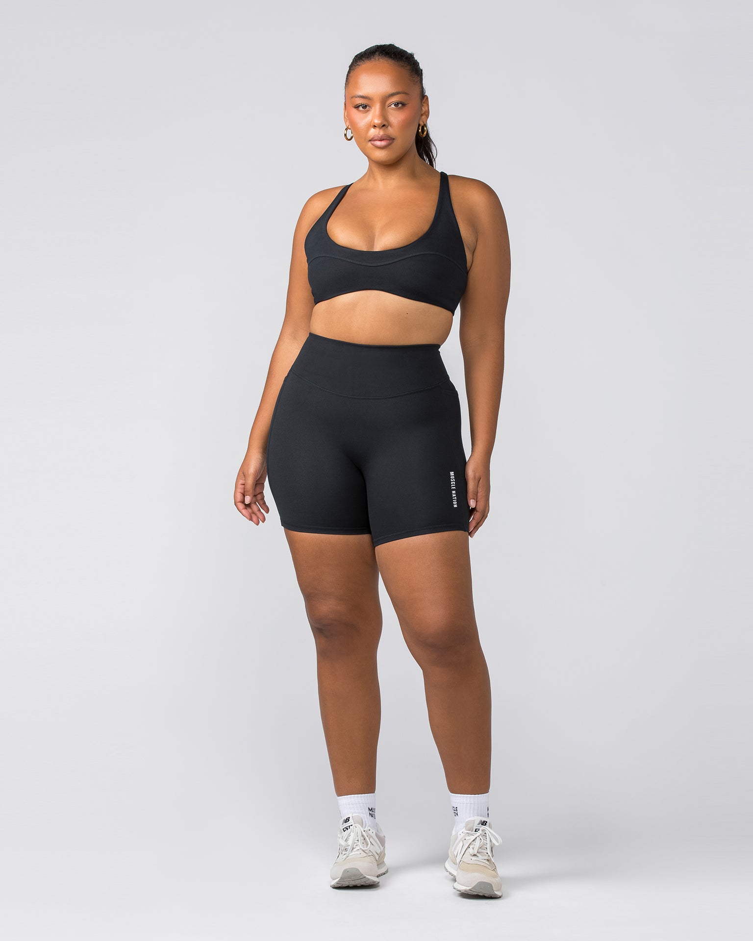 Scoop Everyday Bralette - Black-Bralettes-XXS-022448BLK-XXS-MNAPPRL29463-6-Muscle Nation