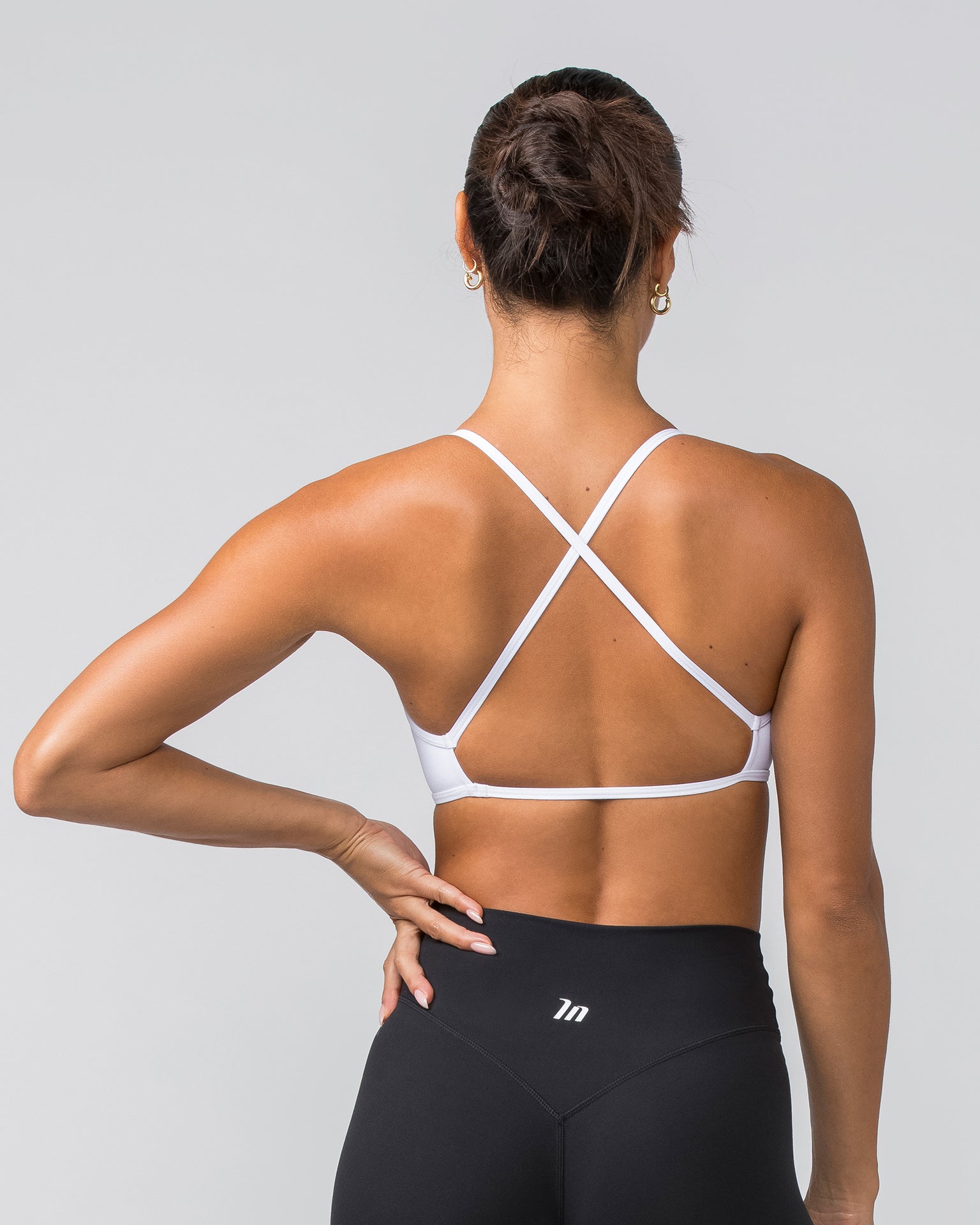 Essence Bralette - White-Bralettes-XXS-112242WHT-XXS-MNAPPRL31158-5-Muscle Nation