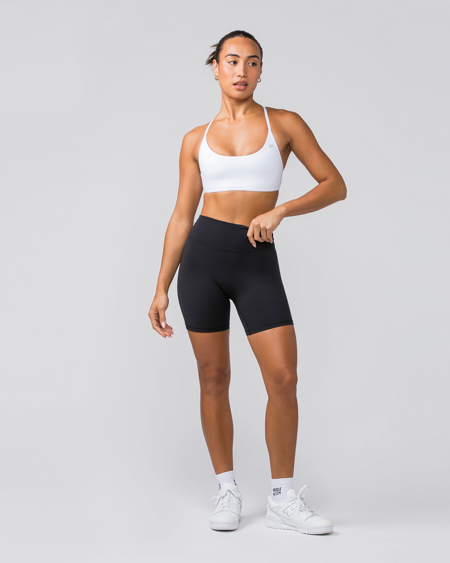 Essence Bralette - White-Bralettes-XXS-112242WHT-XXS-MNAPPRL31158-6-Muscle Nation