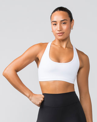 Drew Bra - White-Sports Bras-XXS-042434WHT-XXS-MNAPPRL31161-2-Muscle Nation