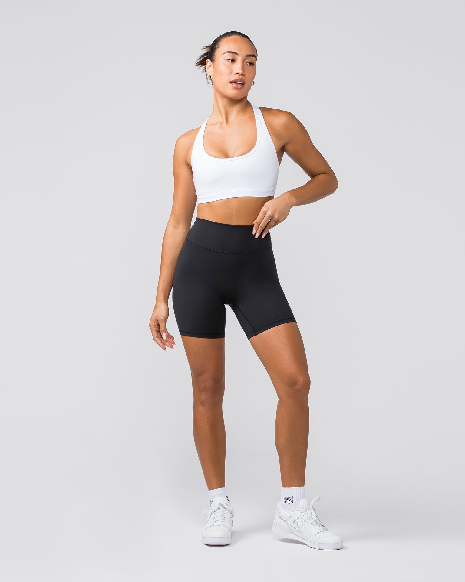 Drew Bra - White-Sports Bras-XXS-042434WHT-XXS-MNAPPRL31161-6-Muscle Nation