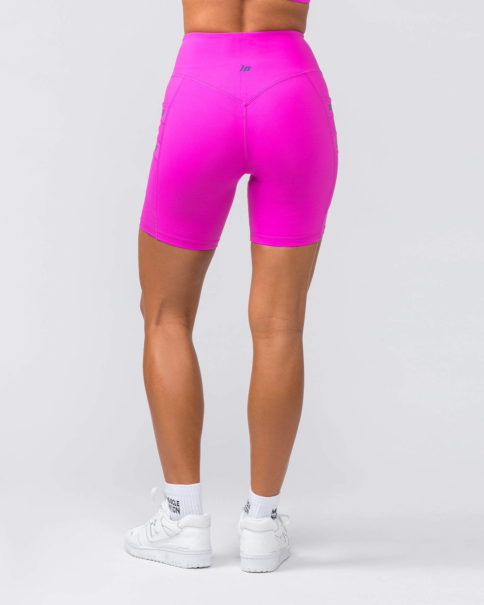 Amplify Pocket Bike Shorts - Hyper Fuchsia