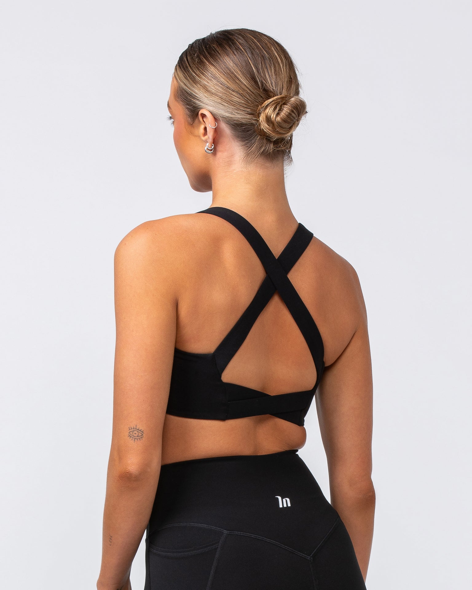 Precision Bra - Black / White-Sports Bras-XXS-082418BLKWHT-XXS-MNAPPRL32088-5-Muscle Nation