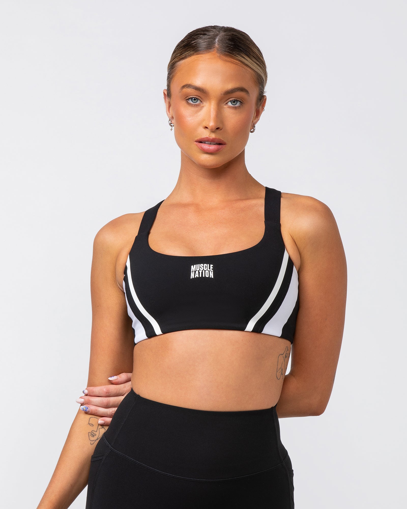 Precision Bra - Black / White