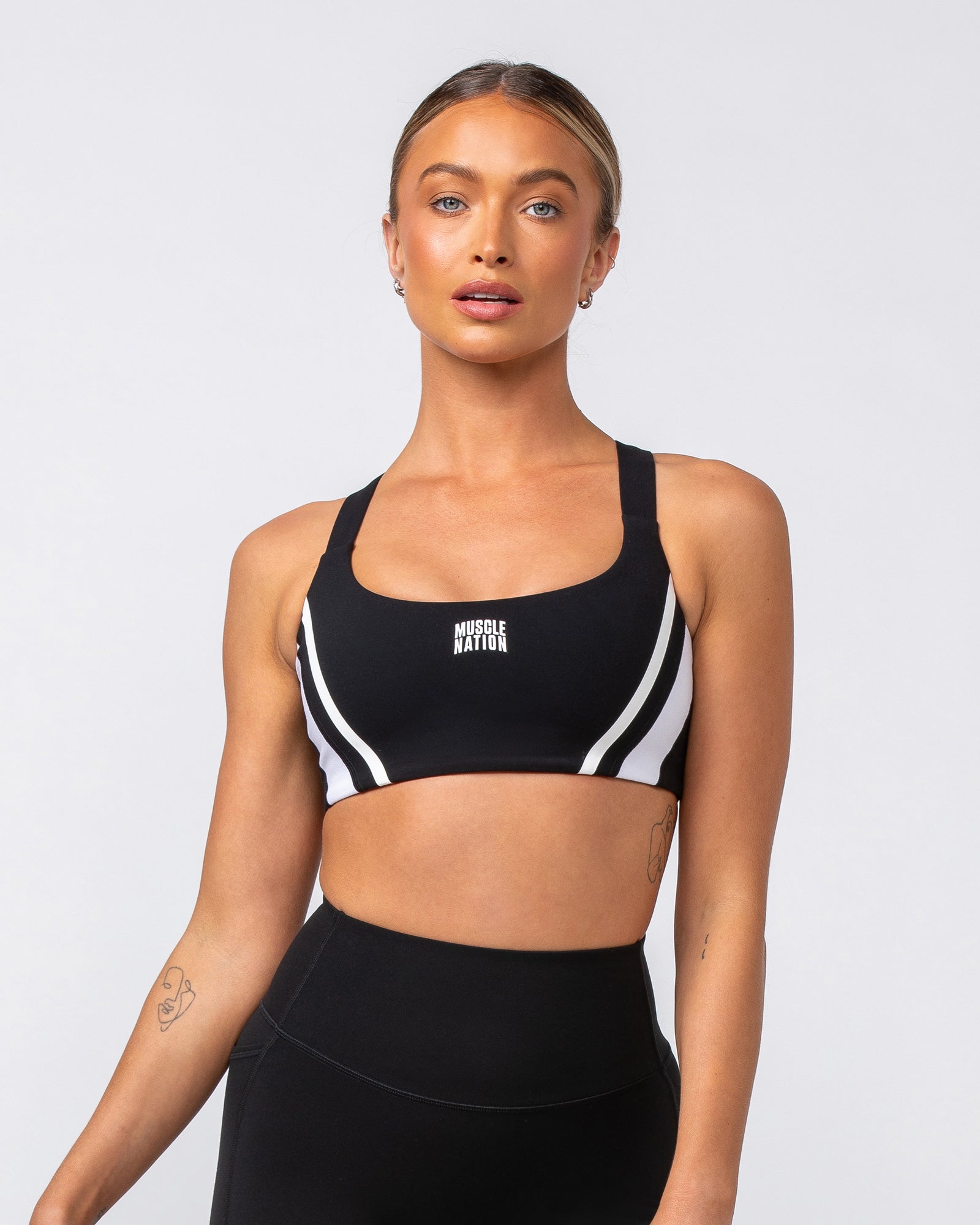 Precision Bra - Black / White