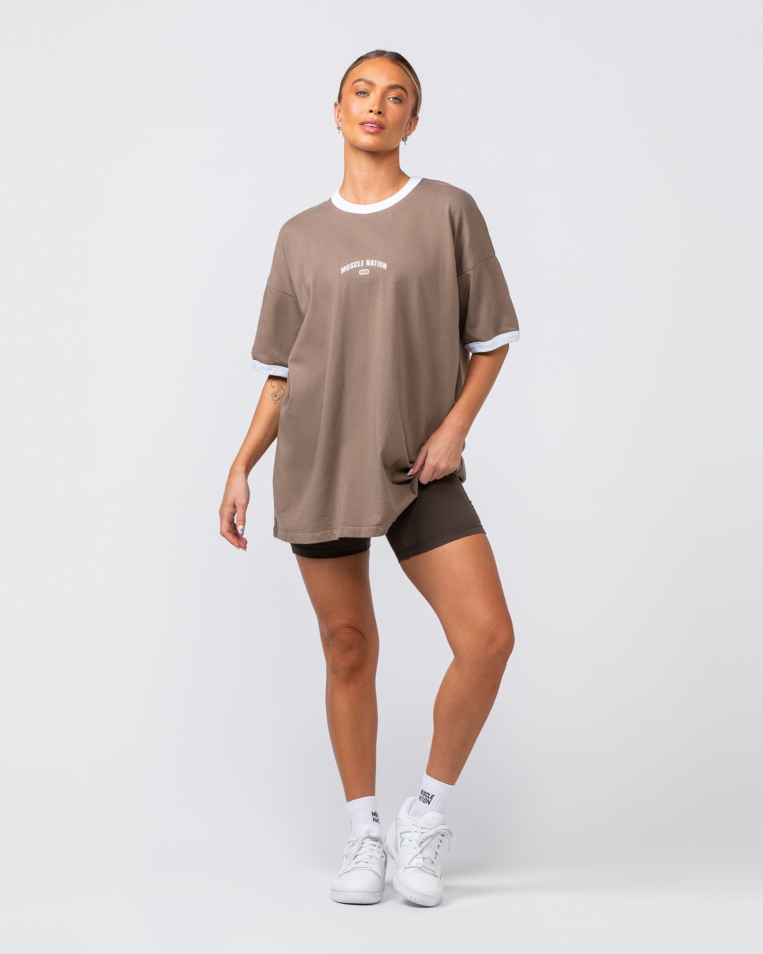 Agility Aura Pocket Bike Shorts - Deep Brown-Shorts-XXS-082422DEPBRN-XXS-MNAPPRL32217-7-Muscle Nation