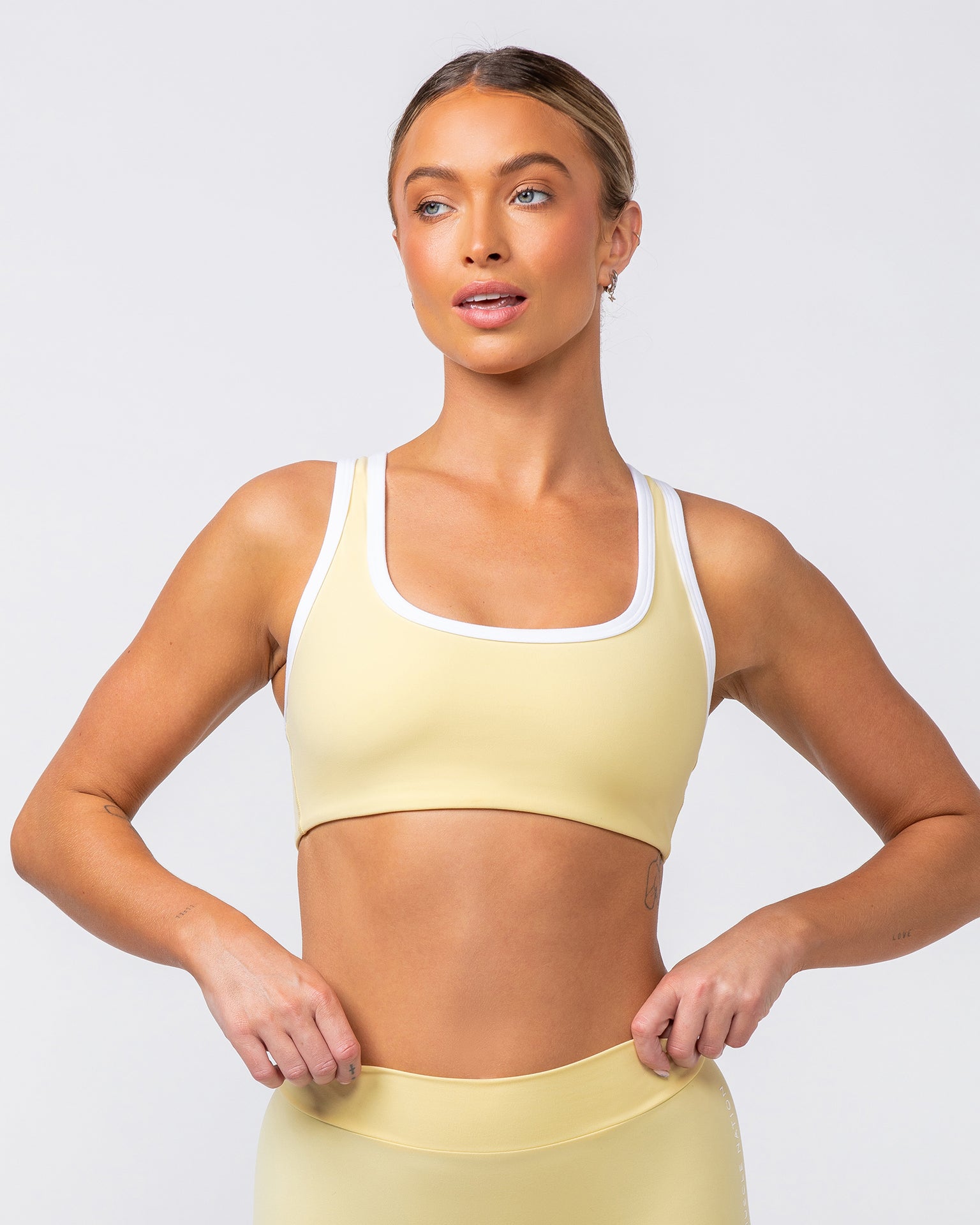 Contrast Bralette - Panna Cotta-Bralettes-XS-082417PANCOT-XS-MNAPPRL32064-2-Muscle Nation