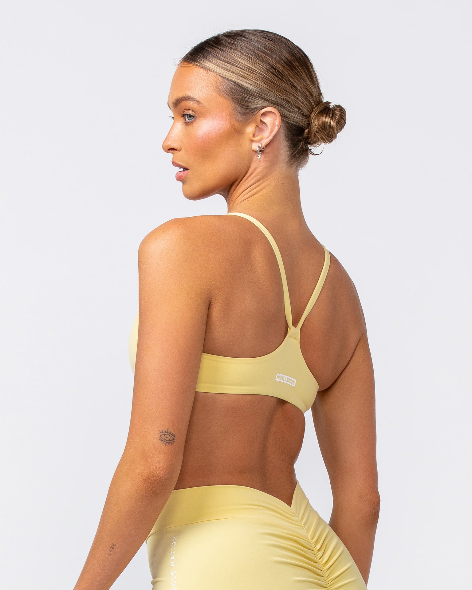 Socialite Bralette - Panna Cotta-Bralettes-XXS-082416PANCOT-XXS-MNAPPRL32013-4-Muscle Nation