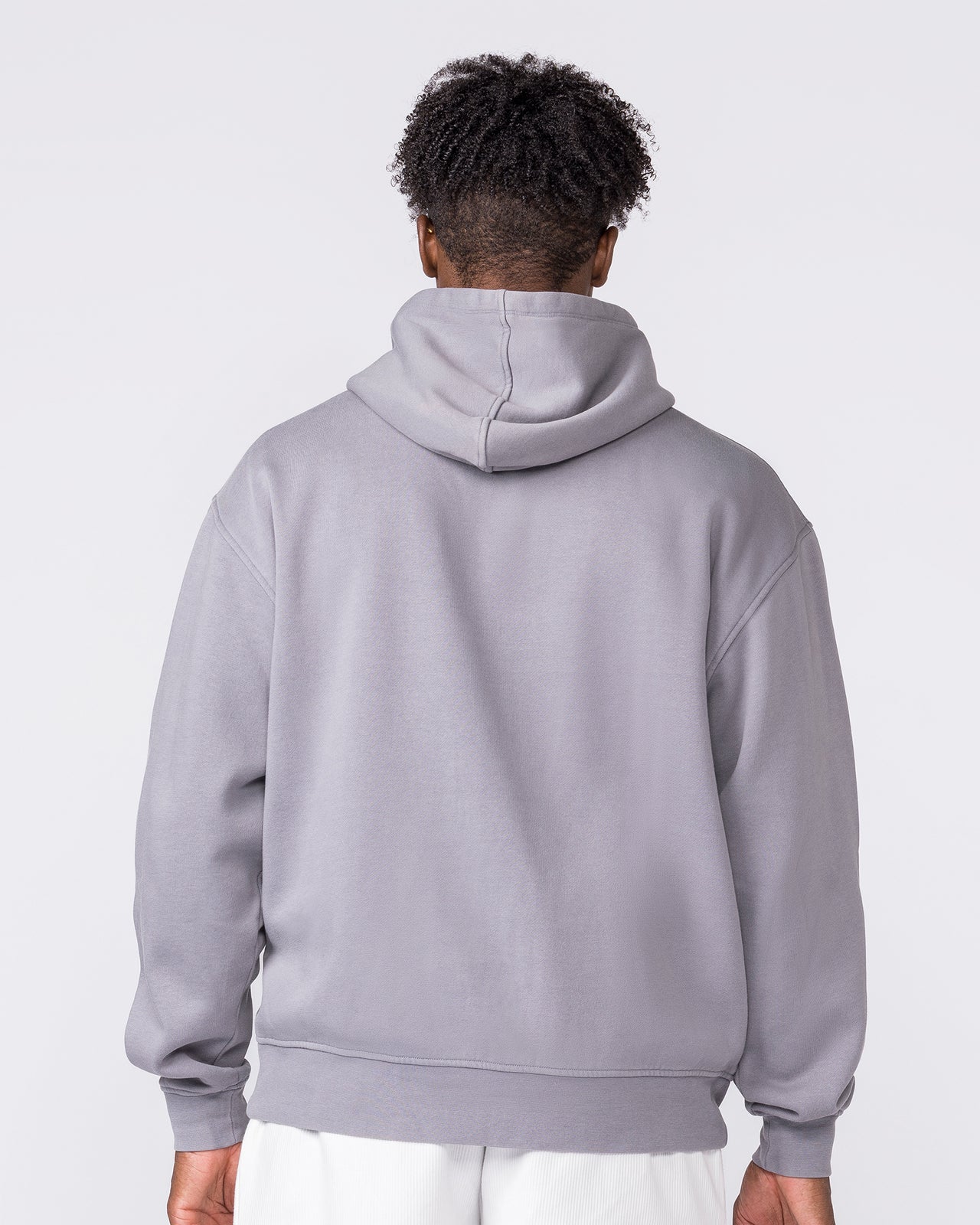 Worldclass Oversized Hoodie Washed Cement - Muscle Nation men's hoodie, view 6