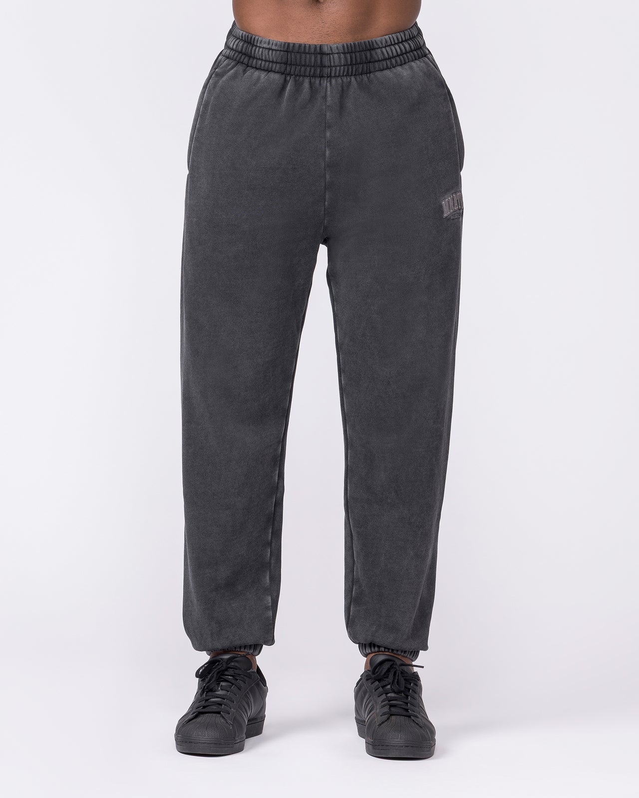 Worldclass Vintage Trackies - Washed Black-Tracksuits-S-032635WSHBLK-S-MNAPPRL49612-3-Muscle Nation