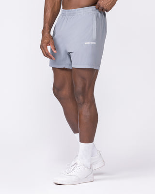 Essential Vintage 3.5" Active Shorts - Washed Cement-Shorts-S-032639WCMT-S-MNAPPRL49647-1-Muscle Nation