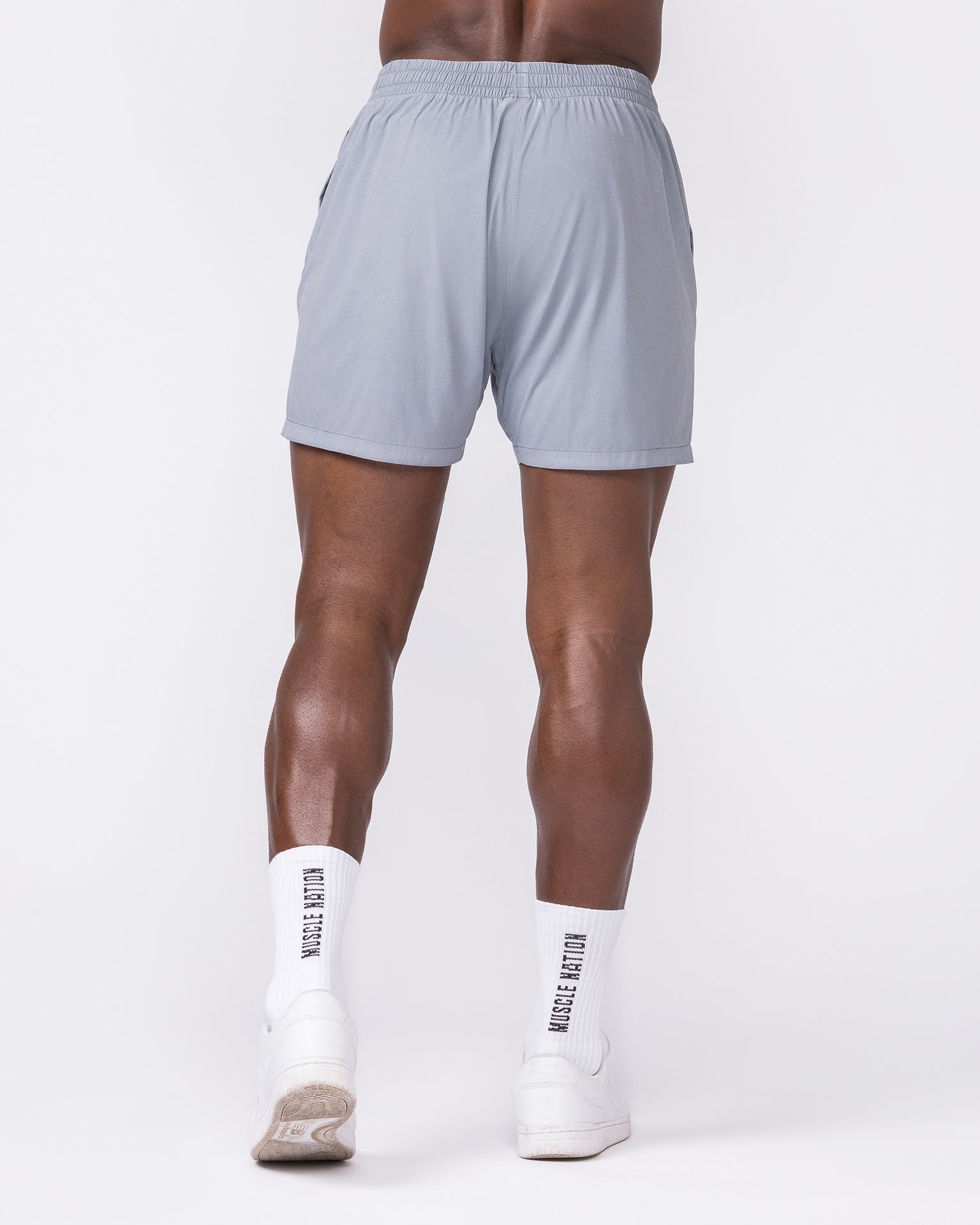 Essential Vintage 3.5" Active Shorts - Washed Cement-Shorts-S-032639WCMT-S-MNAPPRL49647-5-Muscle Nation