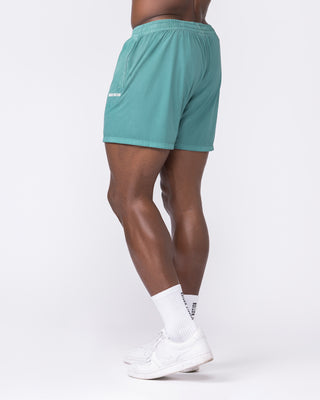 Essential Vintage 3.5" Active Shorts - Washed Leaf-Shorts-S-032639WLEAF-S-MNAPPRL49640-2-Muscle Nation