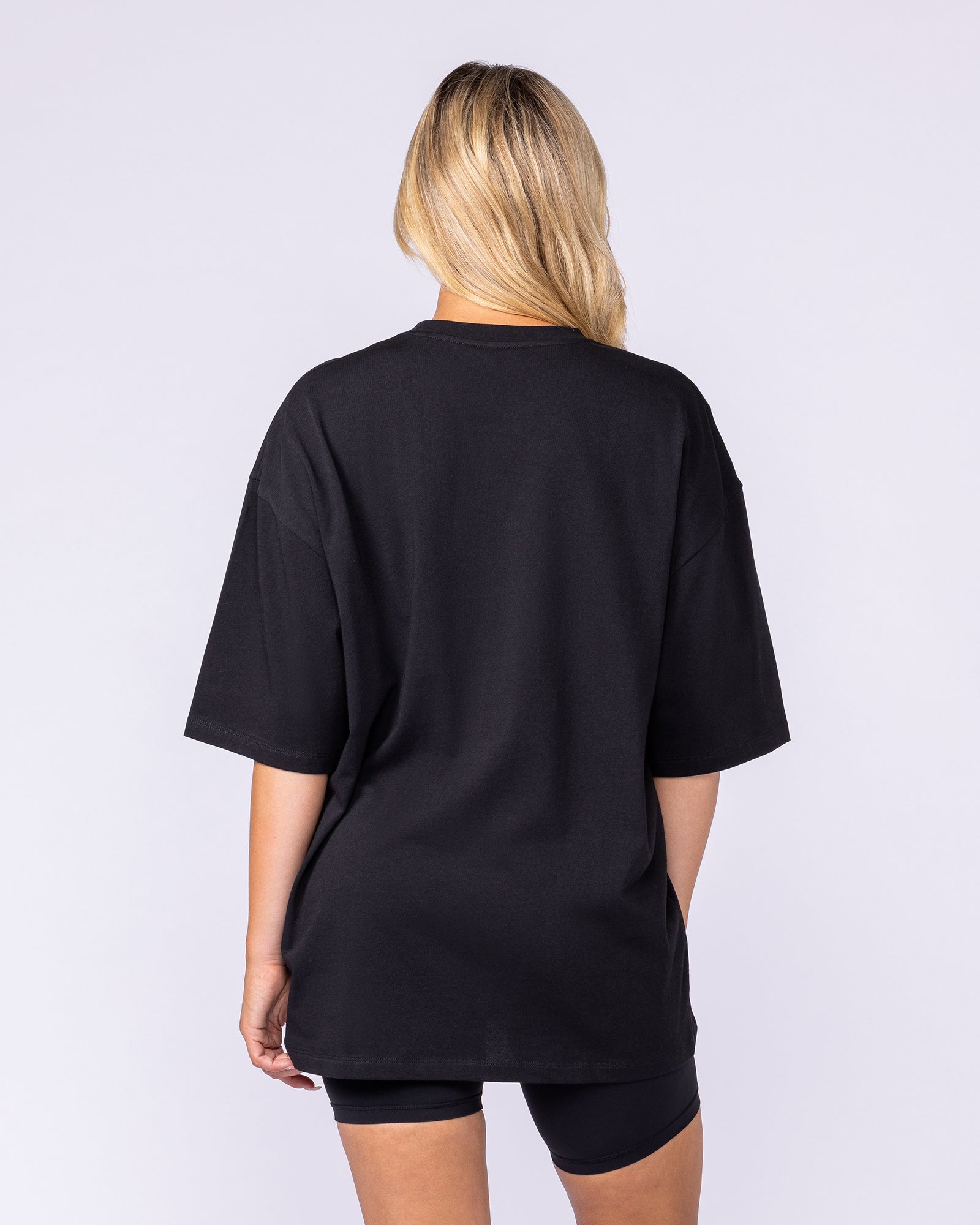 Worldwide Collection Oversized Tee - Black-T-Shirts-XS-1125178BLK-XS-MNAPPRL47856-9-Muscle Nation