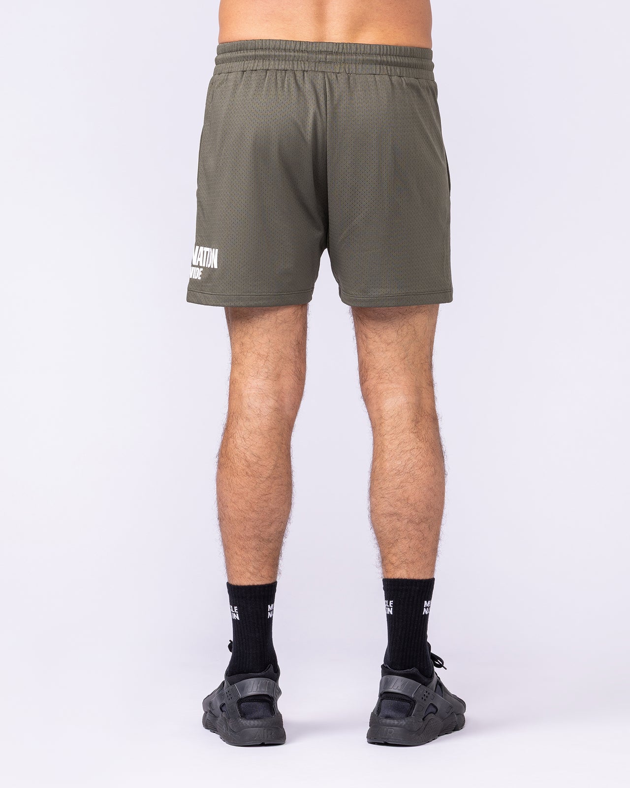 Worldwide Lay Up 3.5" Shorts - Dark Khaki-Shorts-S-1125155DKHAKI-S-MNAPPRL47171-5-Muscle Nation