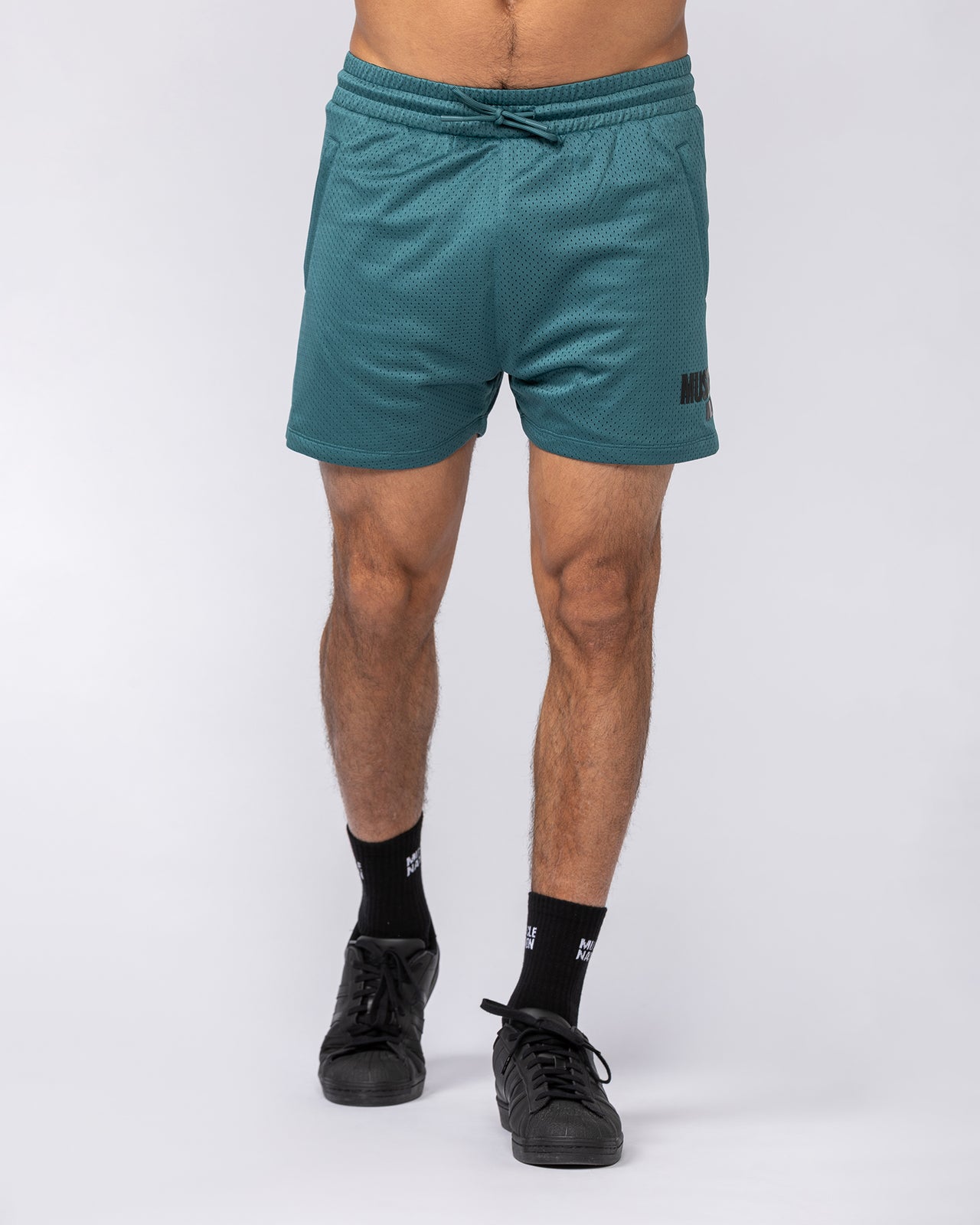 Worldwide Lay Up 3.5" Shorts - Shark-Shorts-S-092528SHRK-S-MNAPPRL44263-3-Muscle Nation