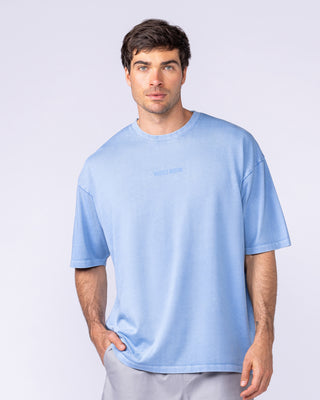 Worldwide Oversized Vintage Tee - Washed Pacific-T-Shirts-XS-1125186WPCF-XS-MNAPPRL47880-1-Muscle Nation